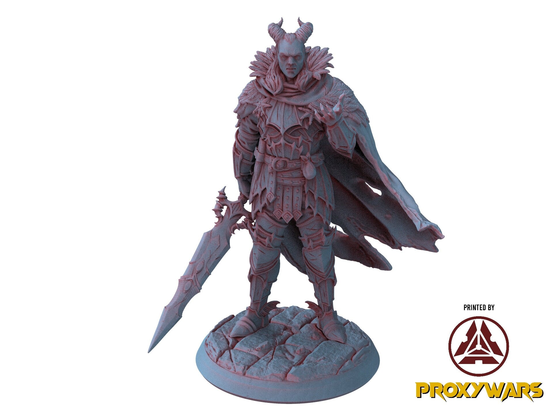 The Court Blood - Hero - Dwarf Creature Hunter 75mm, creatures of darkness, Ennemy, Flesh of Gods, for Wargames, Dungeons & Dragons TTRPG