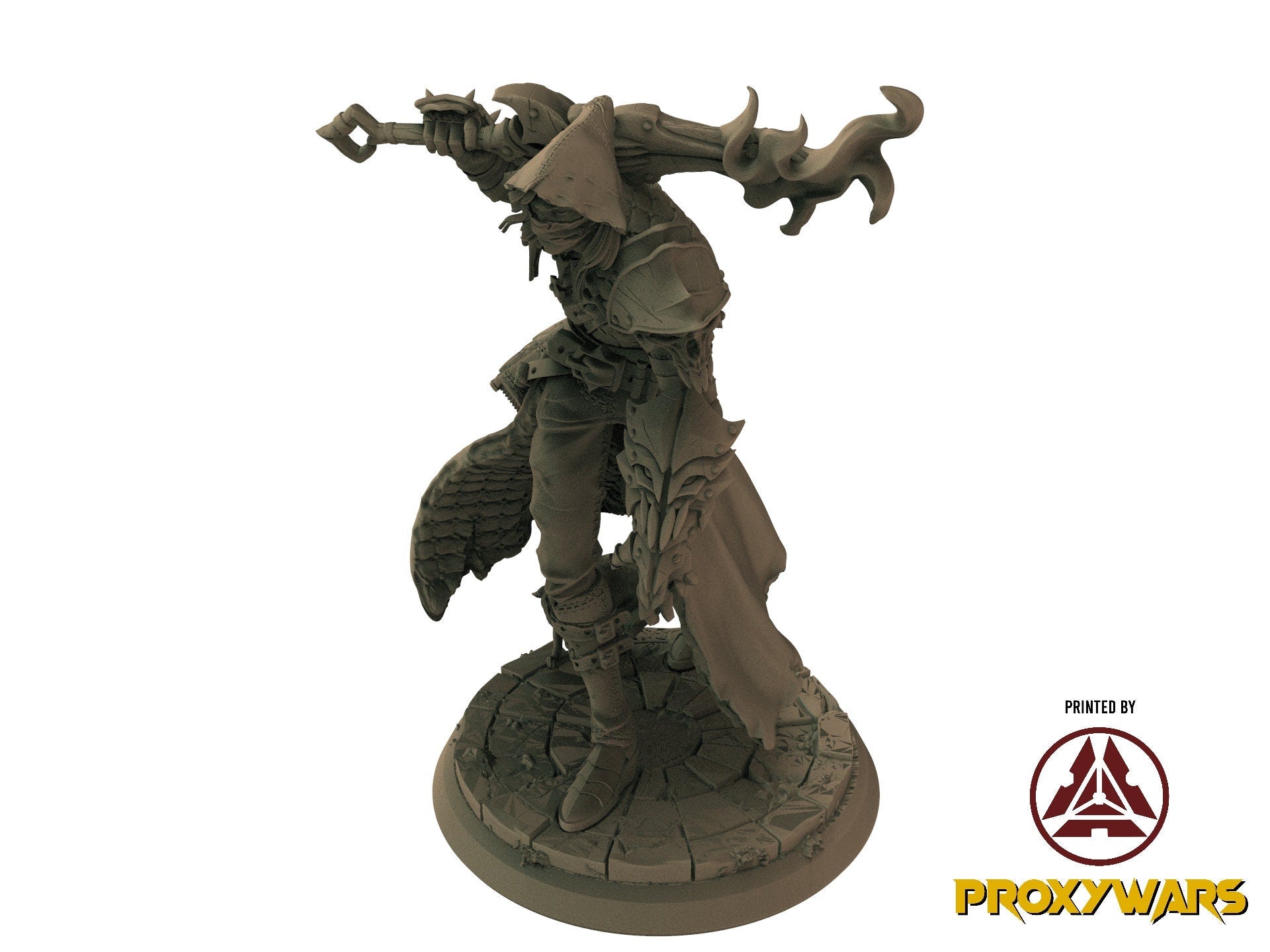A Stormforged Heaven - Enemy - Arbane, The Green Sentinel (75 mm), quest for glory, Flesh of Gods, for Wargames, Dungeons & Dragons TTRPG