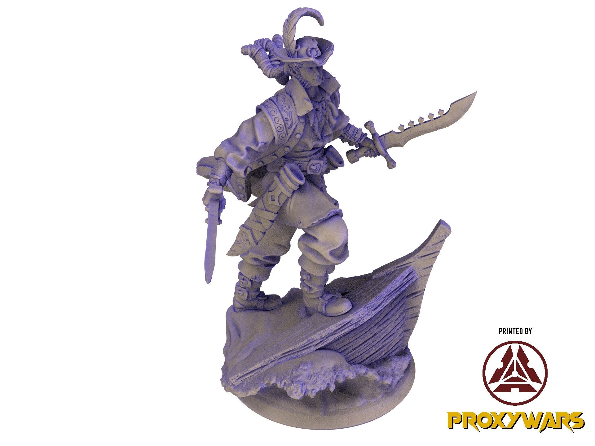 The Eternal Storm - Hero - Elduin, The Sea Wanderer (75 mm), quest for glory, Flesh of Gods, for Wargames, Dungeons & Dragons TTRPG