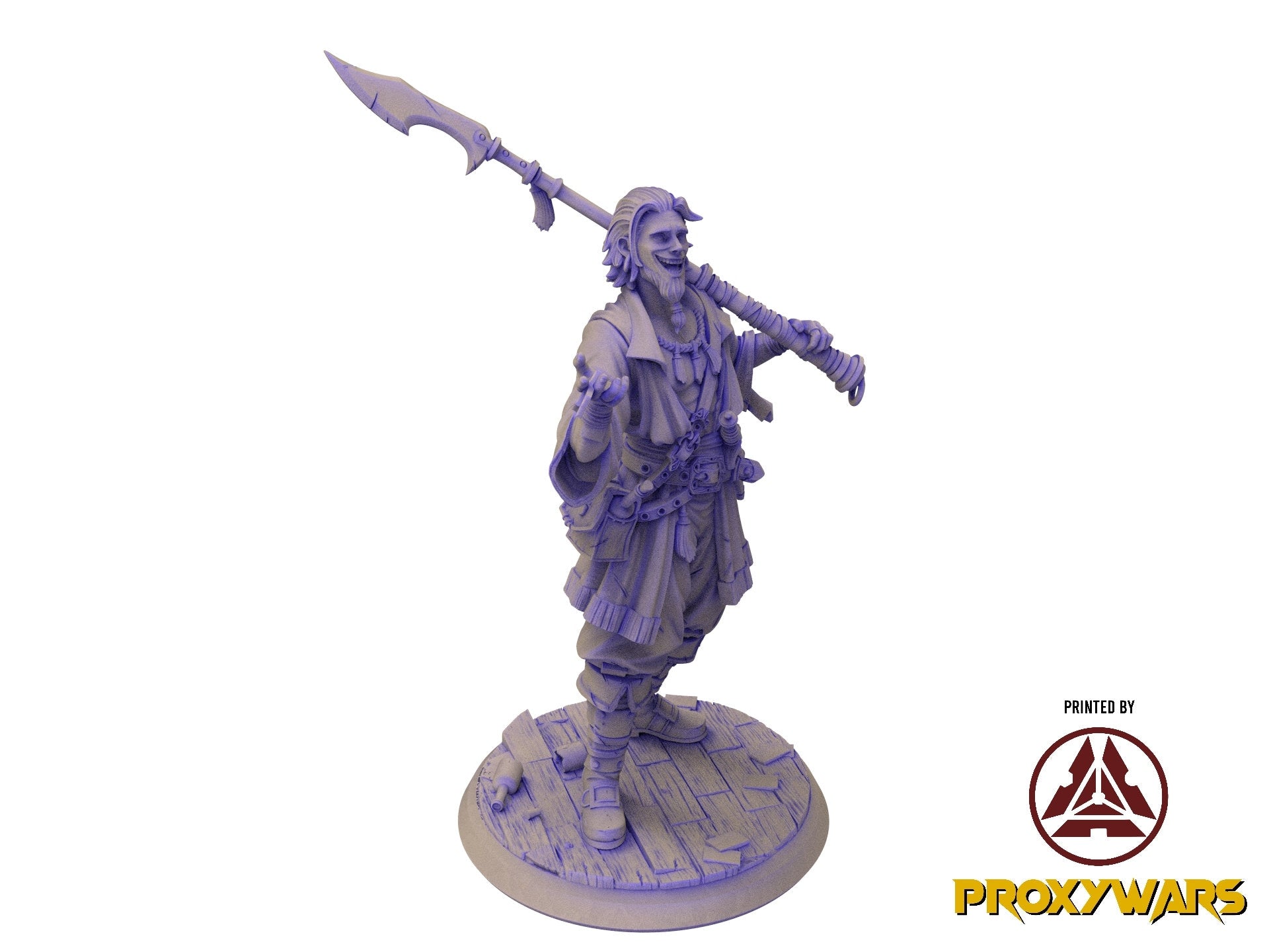 The Eternal Storm - Hero - Admiral Silvyr Reynan (25 mm), quest for glory, Flesh of Gods, for Wargames, Dungeons & Dragons TTRPG