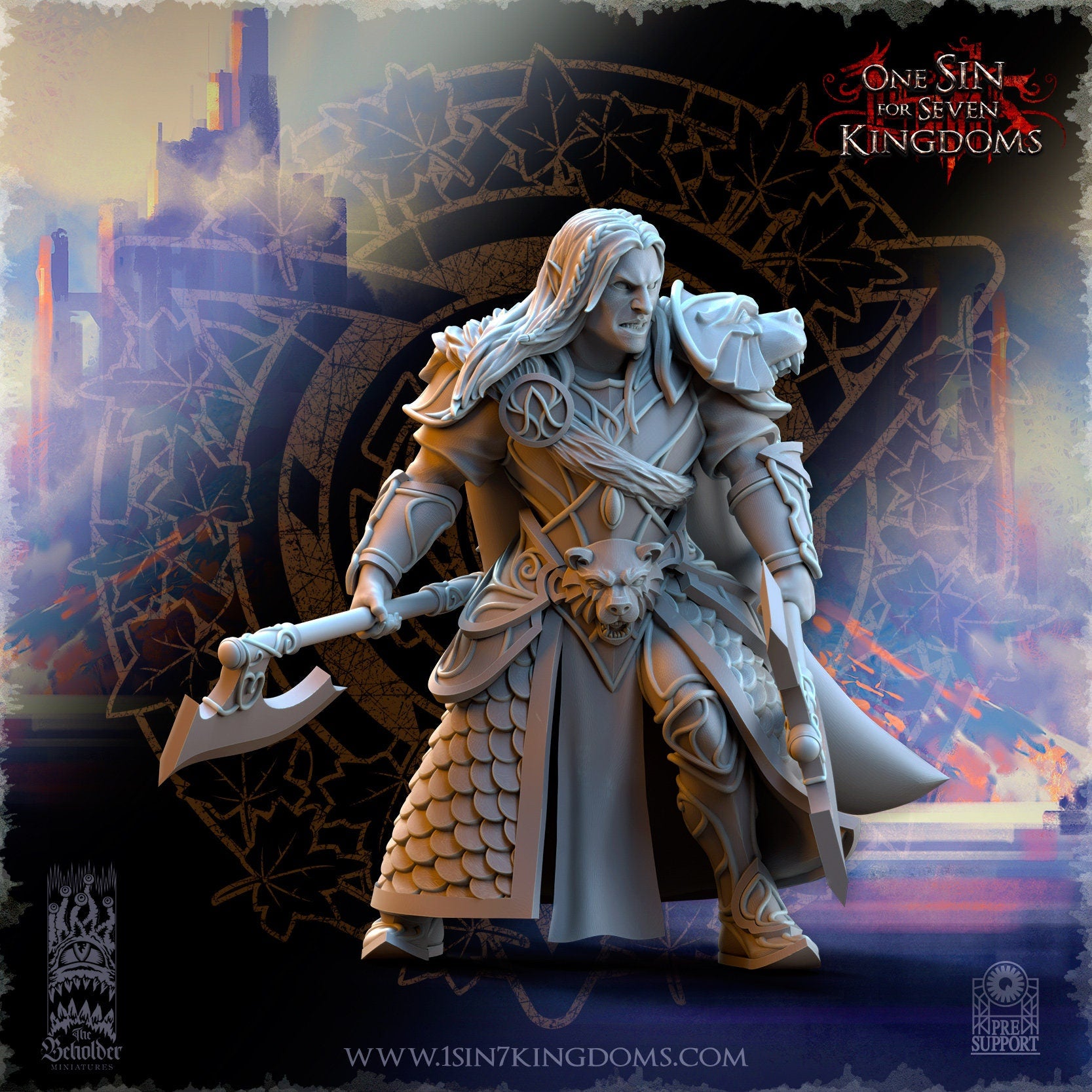 Hight Elves - Silvermoor - Bear Guardians, Fantasy elves, usable for 9th Age, Fantasy Battle, Oldhammer, King of war
