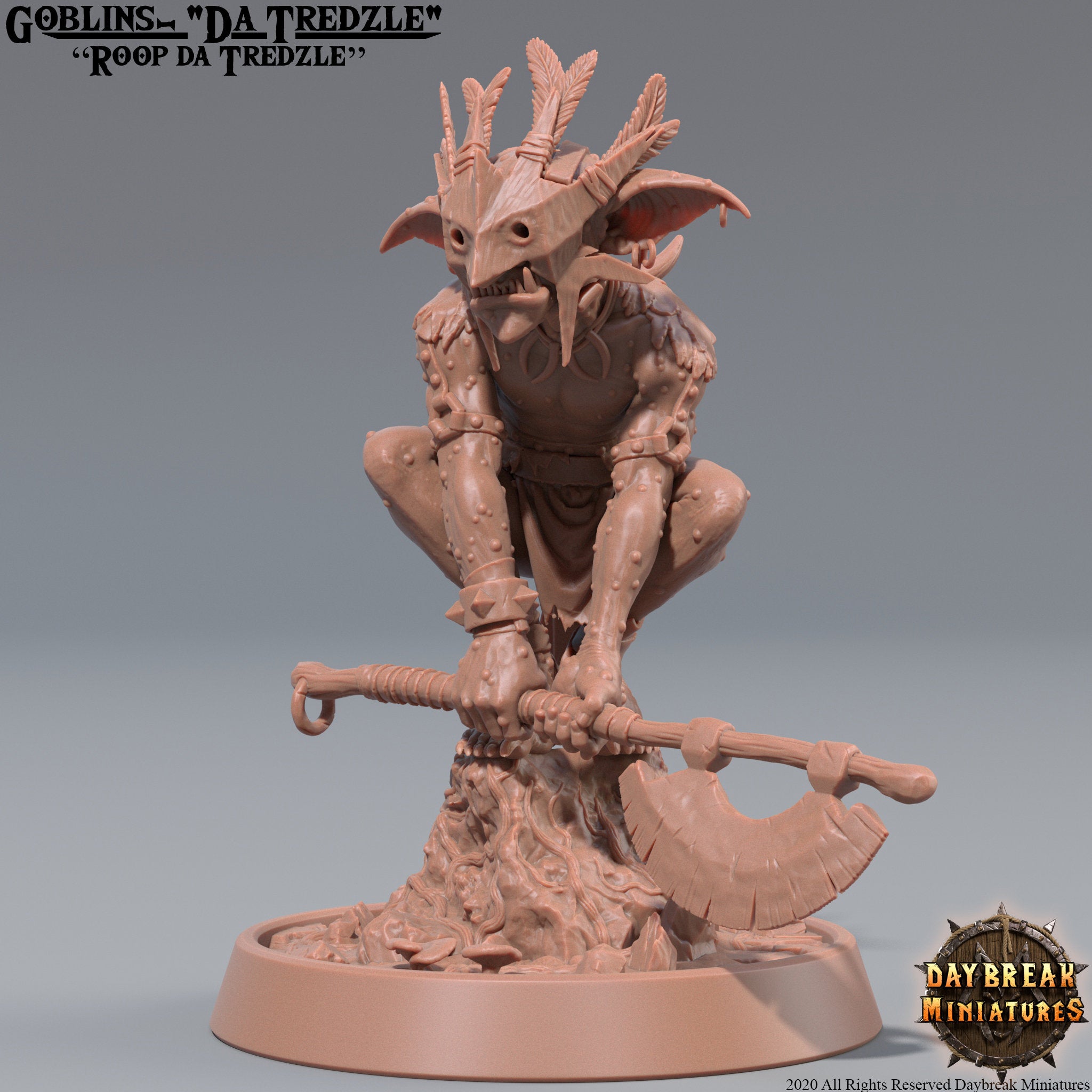 Goblins da Tredzle - Nickis, quest for glory, DayBreak Miniatures, for Wargames, Dungeons & Dragons TTRPG