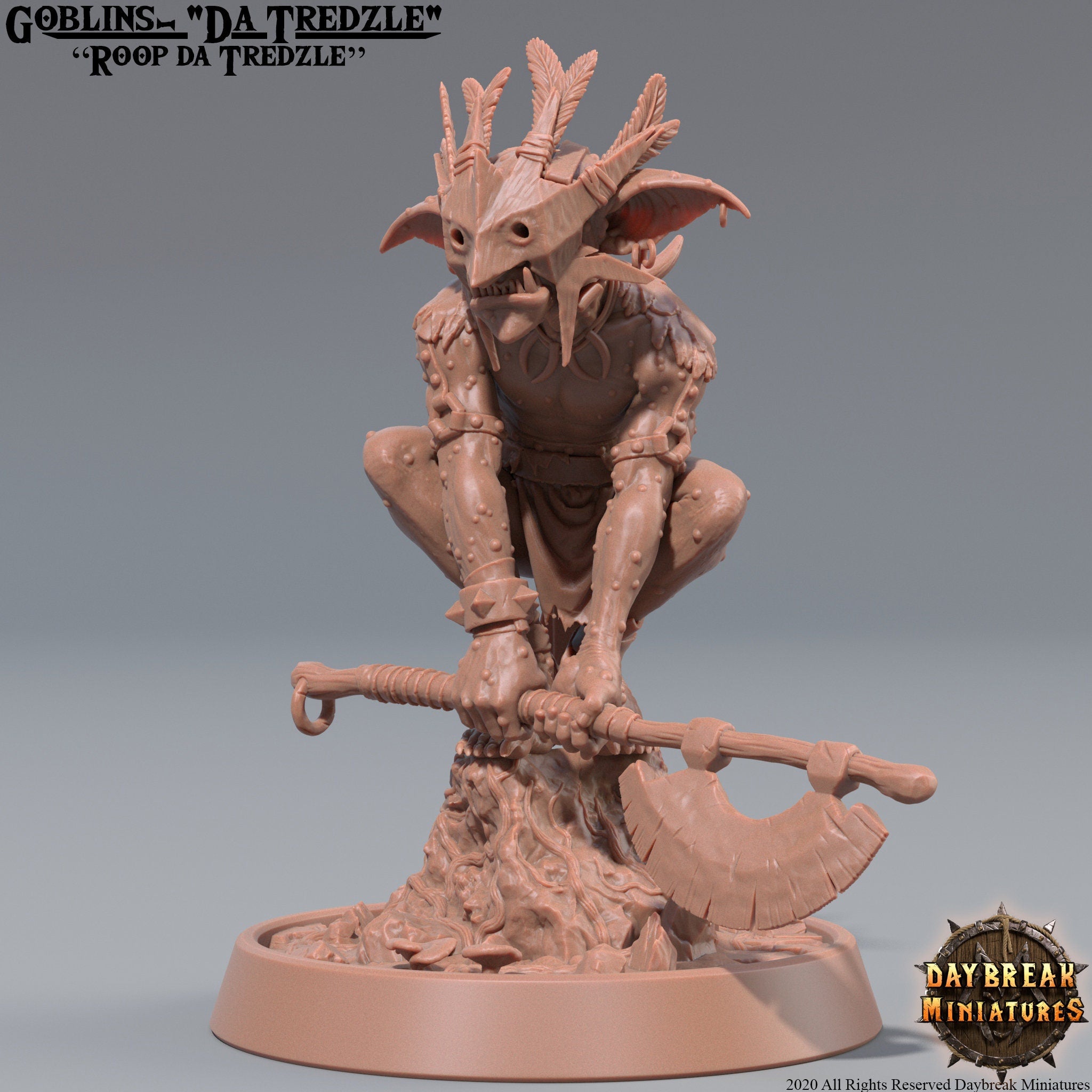 Goblins da Tredzle - Benjagr da Tredzle, quest for glory, DayBreak Miniatures, for Wargames, Dungeons & Dragons TTRPG