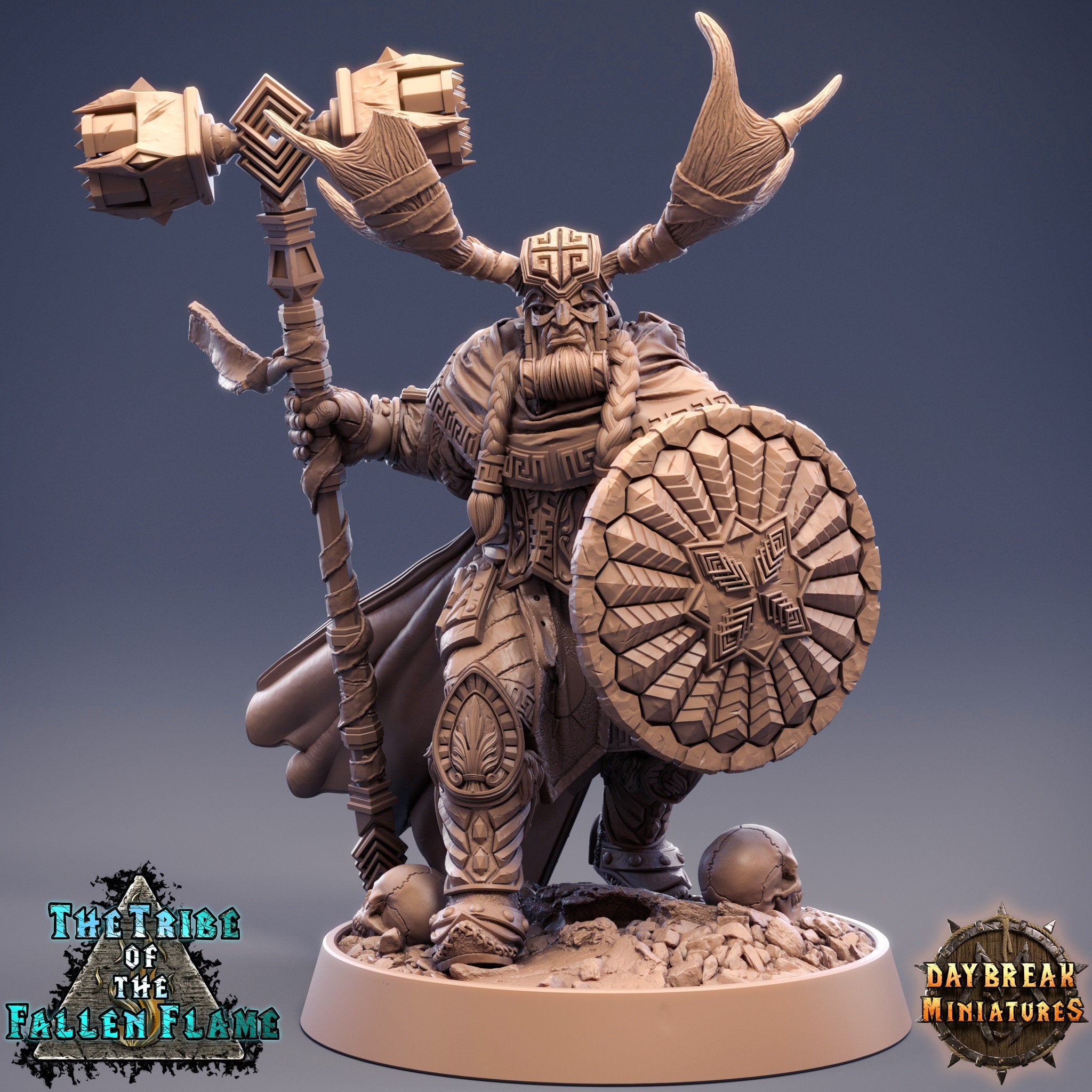 The Tribe Of The Fallen Flame - Adult Dreadwriggler, quest for glory, DayBreak Miniatures, for Wargames, Dungeons & Dragons TTRPG