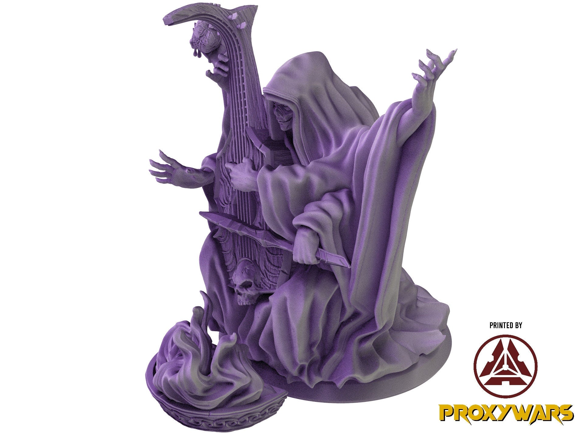 Welcome Back - Display - The Aasimar VS The Serpent (Large - 50 mm), quest for glory, Flesh of Gods, for Wargames, Dungeons & Dragons TTRPG