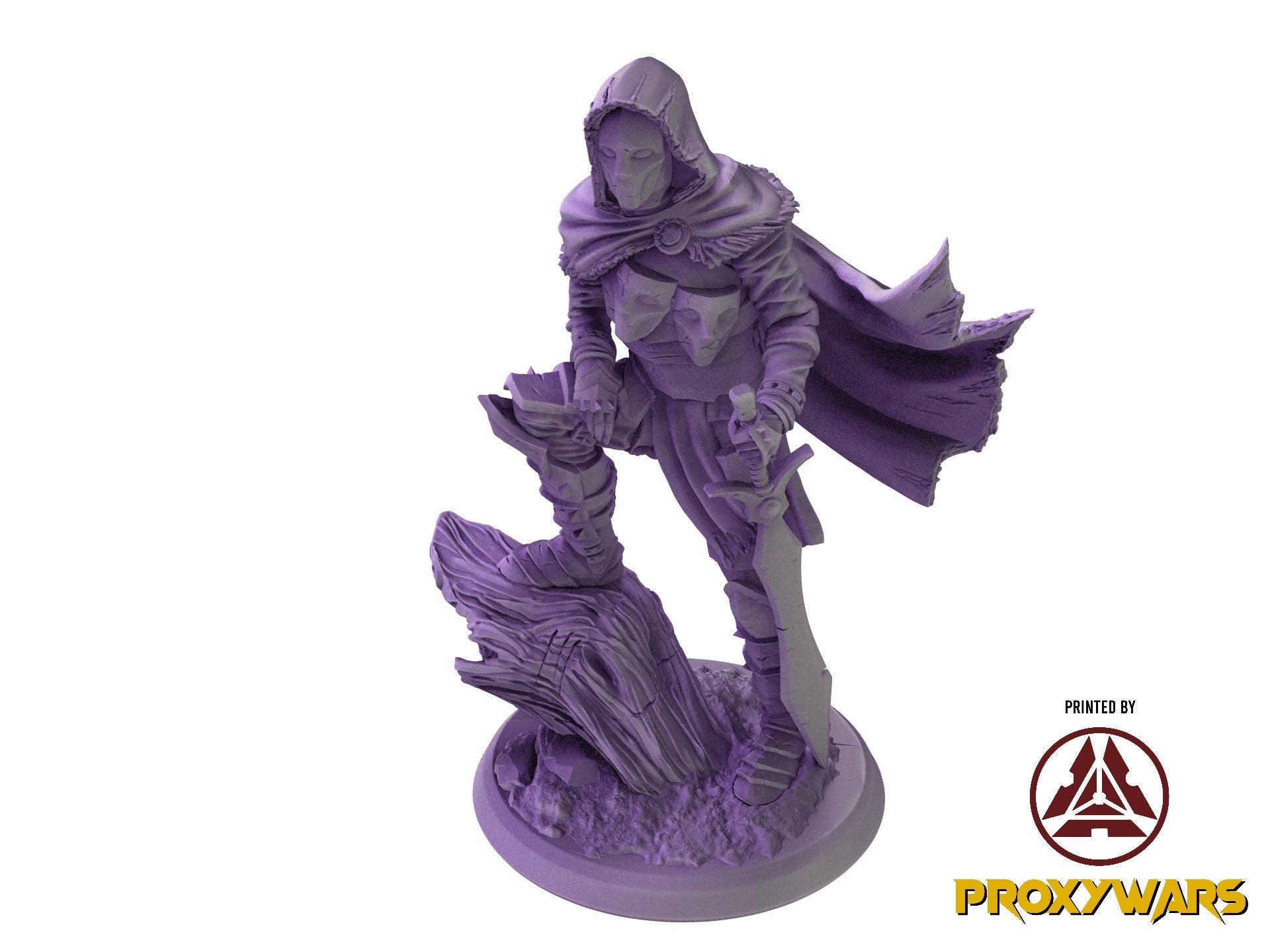 Welcome Back - Hero - War General (Medium - 25 mm), quest for glory, Flesh of Gods, for Wargames, Dungeons & Dragons TTRPG