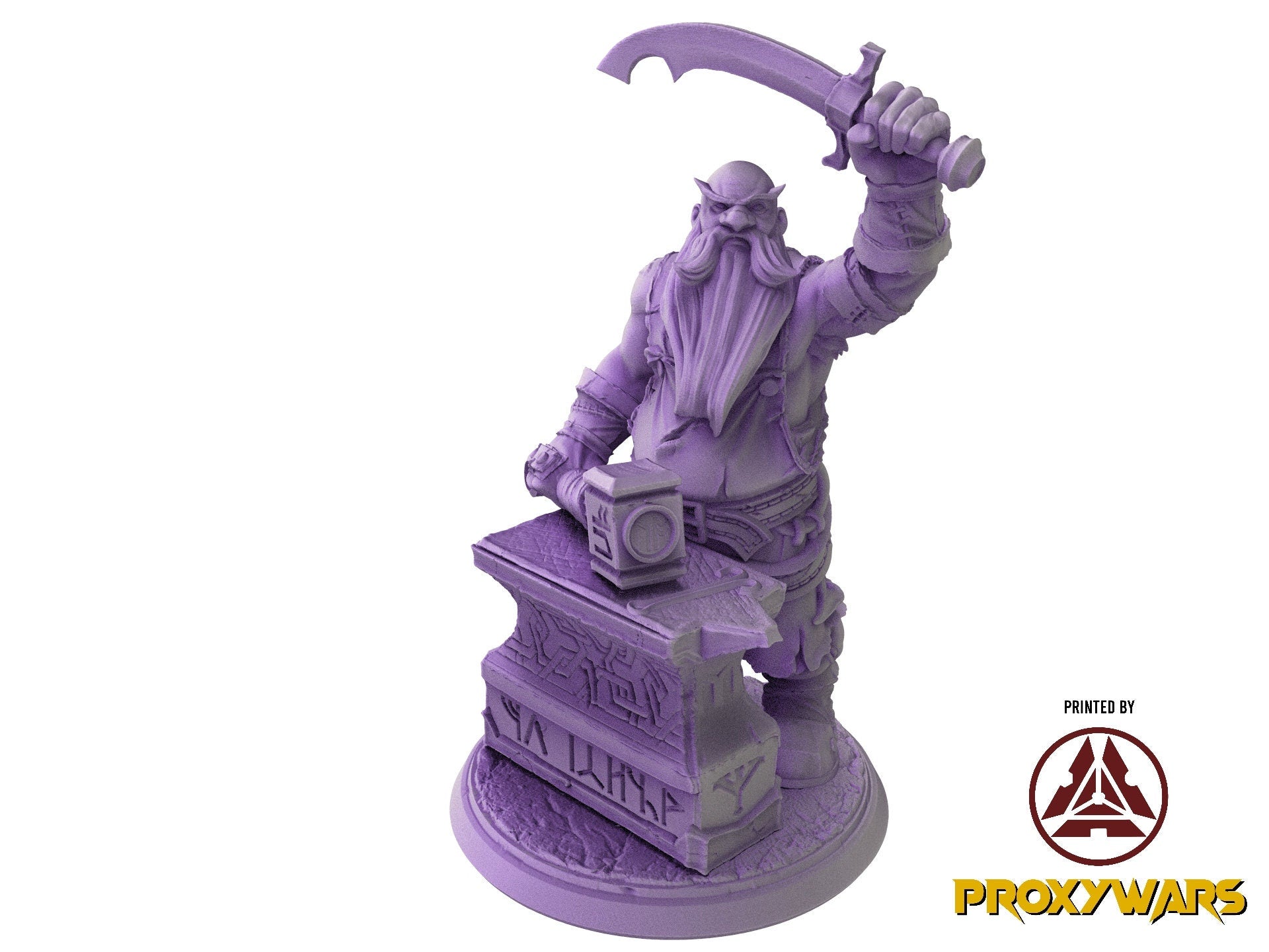 Welcome Back - Hero - Wizened Sorcerer (Medium - 25 mm), quest for glory, Flesh of Gods, for Wargames, Dungeons & Dragons TTRPG