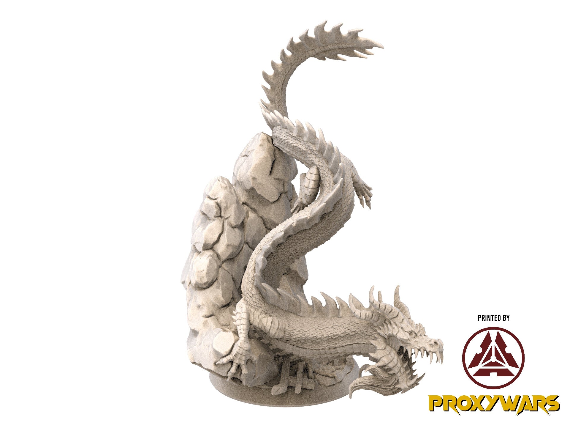 Fists Of Fury - Enemy - Heavenly Dragon (Gargantuan - 100 mm), Flesh of Gods, for Wargames, Dungeons & Dragons TTRPG