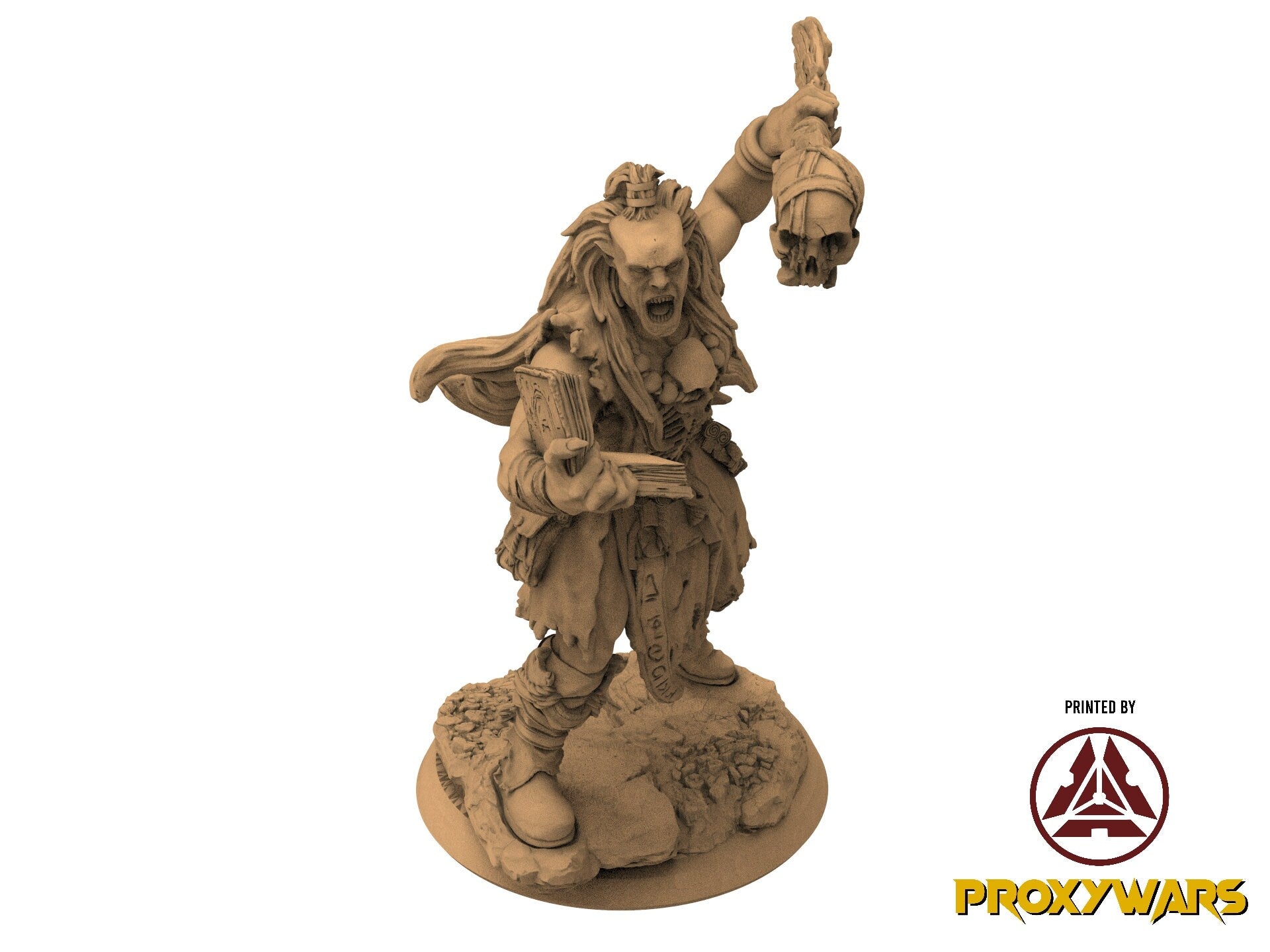 Grimoires of madness - Prop - Scroll Tube, forbidden magics, Ennemy, Flesh of Gods, for Wargames, Dungeons & Dragons TTRPG