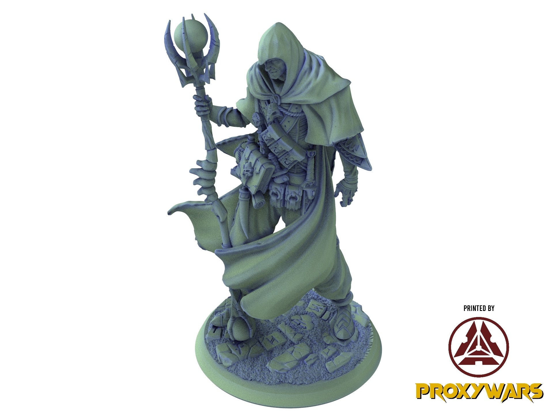 The tribal Gathering - Enemy - Titan (100mm), fierce and proud warriors,Ennemy, Flesh of Gods, for Wargames, Dungeons & Dragons TTRPG
