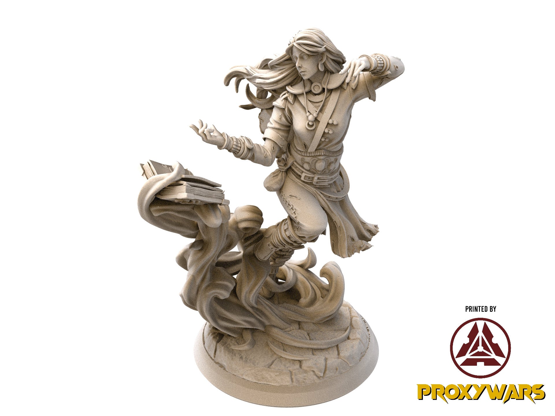 The Time Abyss - Hero - Norlen, The Astrologer (75 mm), Light and darkness, Flesh of Gods, for Wargames, Dungeons & Dragons TTRPG