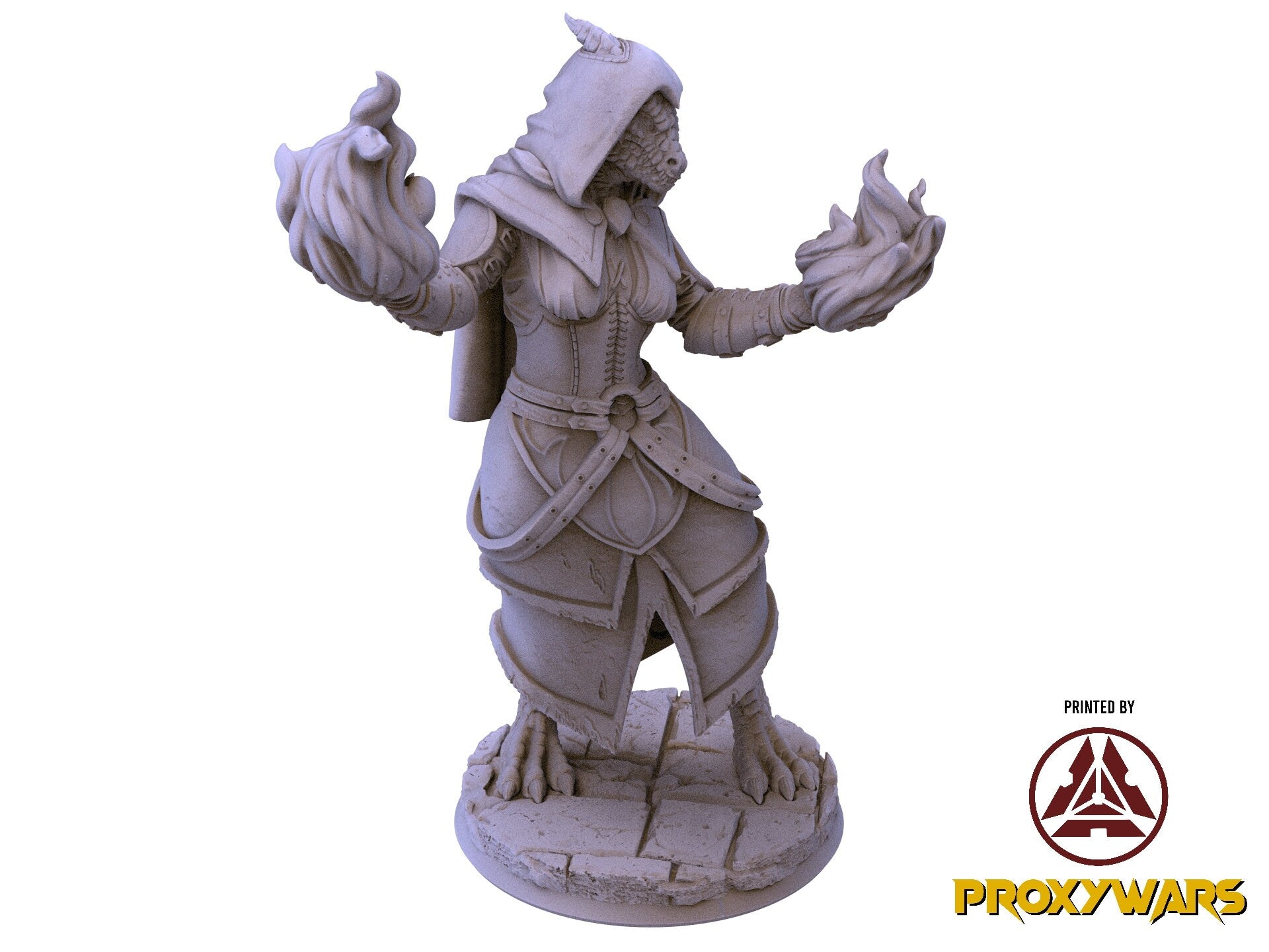 The Crimson Calamity - Enemy - Krughor, Harbinger Of Death, Flesh of Gods, for Wargames, Dungeons & Dragons TTRPG