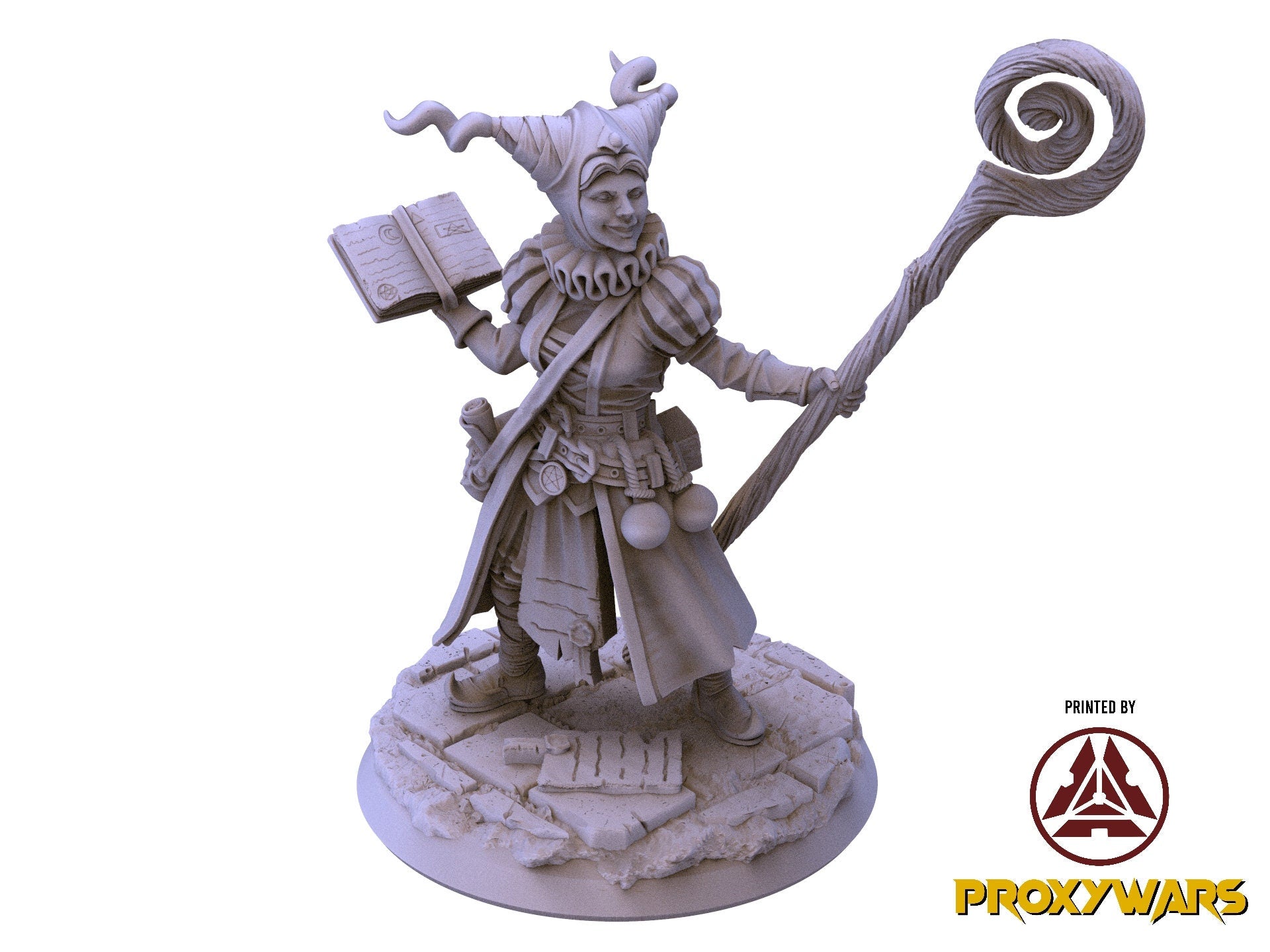 The Crimson Calamity - Hero - Nuvian, Lunar Sorcerer, Flesh of Gods, for Wargames, Dungeons & Dragons TTRPG