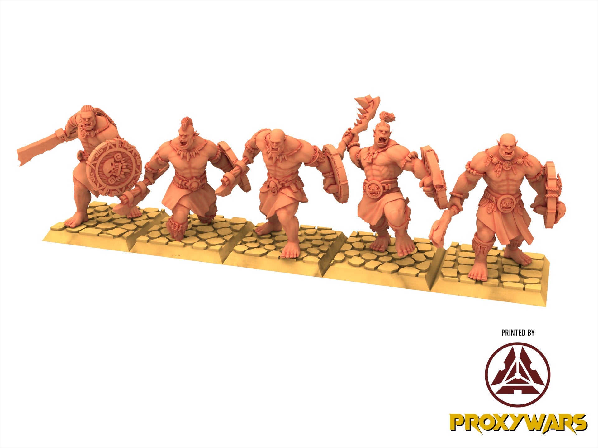 Orc & Goblin - Salanaar Orc Warriors V2, utilisables pour Oldhammer, king of wars, 9th age