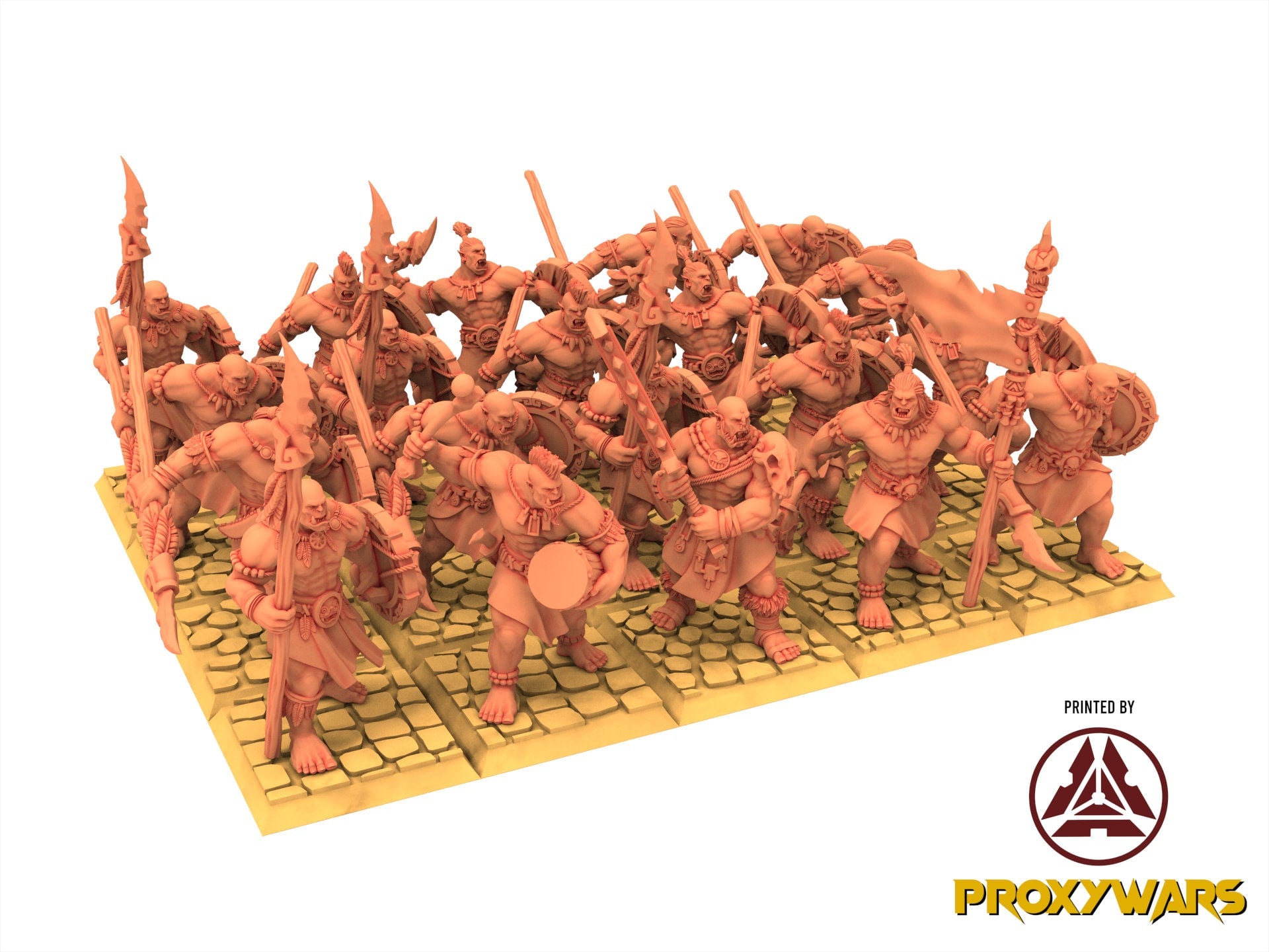 Orc & Goblin - Salanaar Orc Warriors V3, utilisables pour Oldhammer, king of wars, 9th age