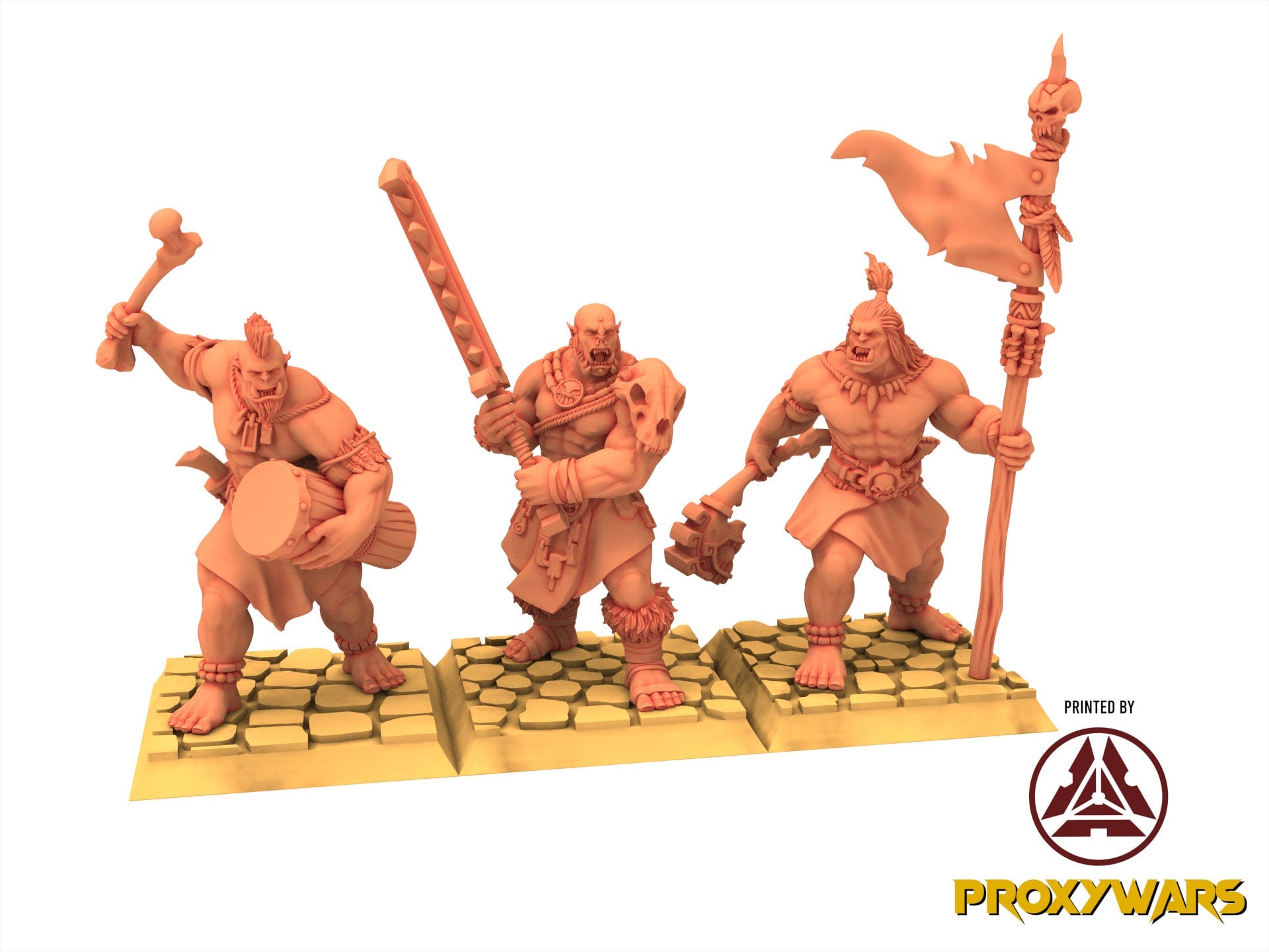 Orc & Goblin - Salanaar Orc Warriors V3, utilisables pour Oldhammer, king of wars, 9th age