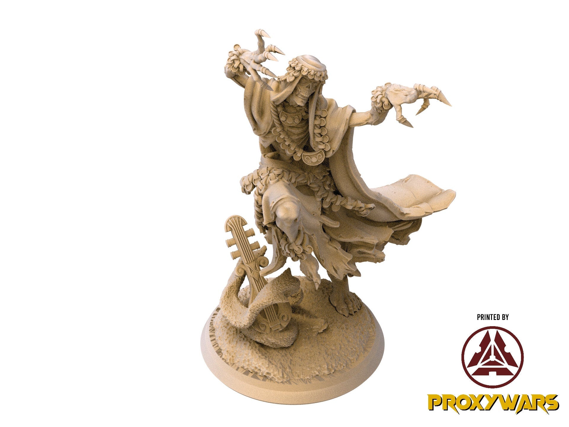 The Silent Sands - Hero - Verx, Hobgoblin Rune Knight (75 mm), Awakened Shadow Flesh of Gods, for Wargames, Dungeons & Dragons TTRPG