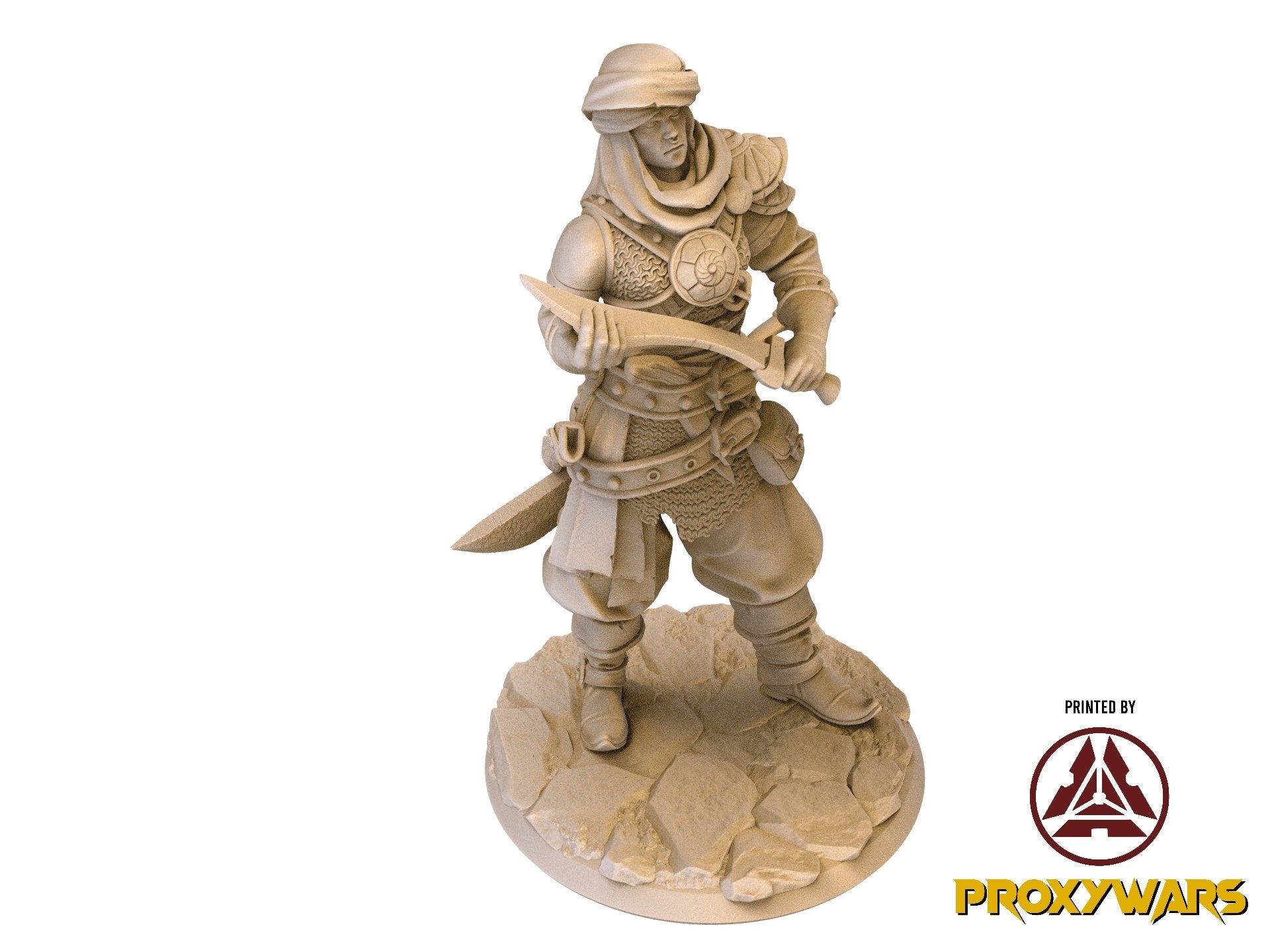 The Silent Sands - Enemy - The Buried King (25 mm), Awakened Shadow Flesh of Gods, for Wargames, Dungeons & Dragons TTRPG