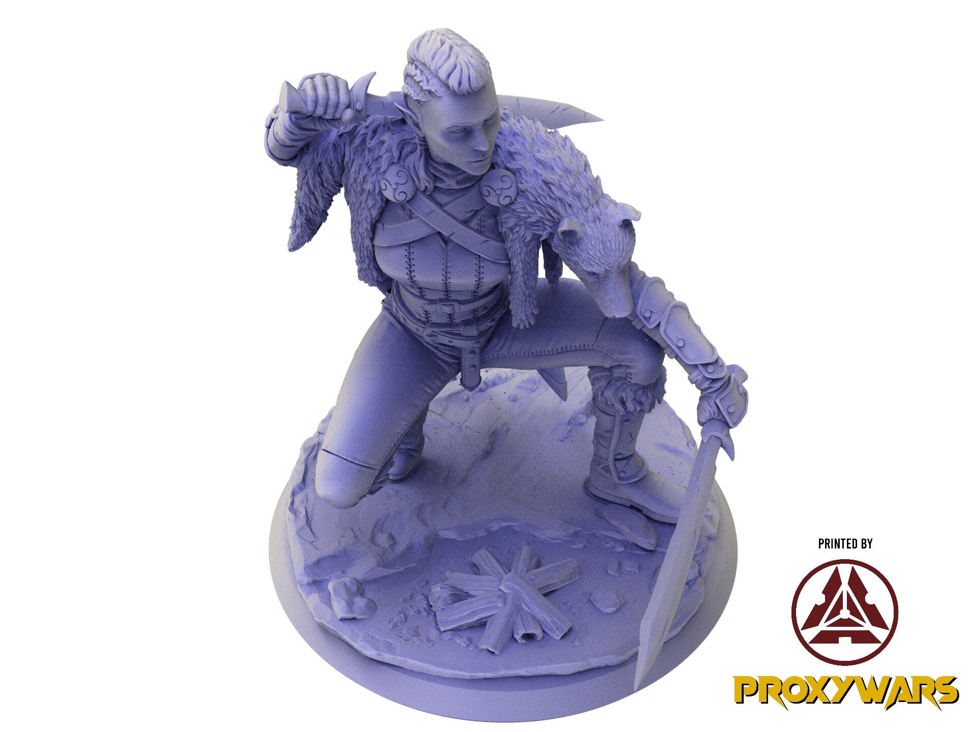 A Stormforged Heaven - Enemy - The Walking Blizzard Frost Giant 75mm, quest for glory, Flesh of Gods, for Wargames, Dungeons & Dragons TTRPG