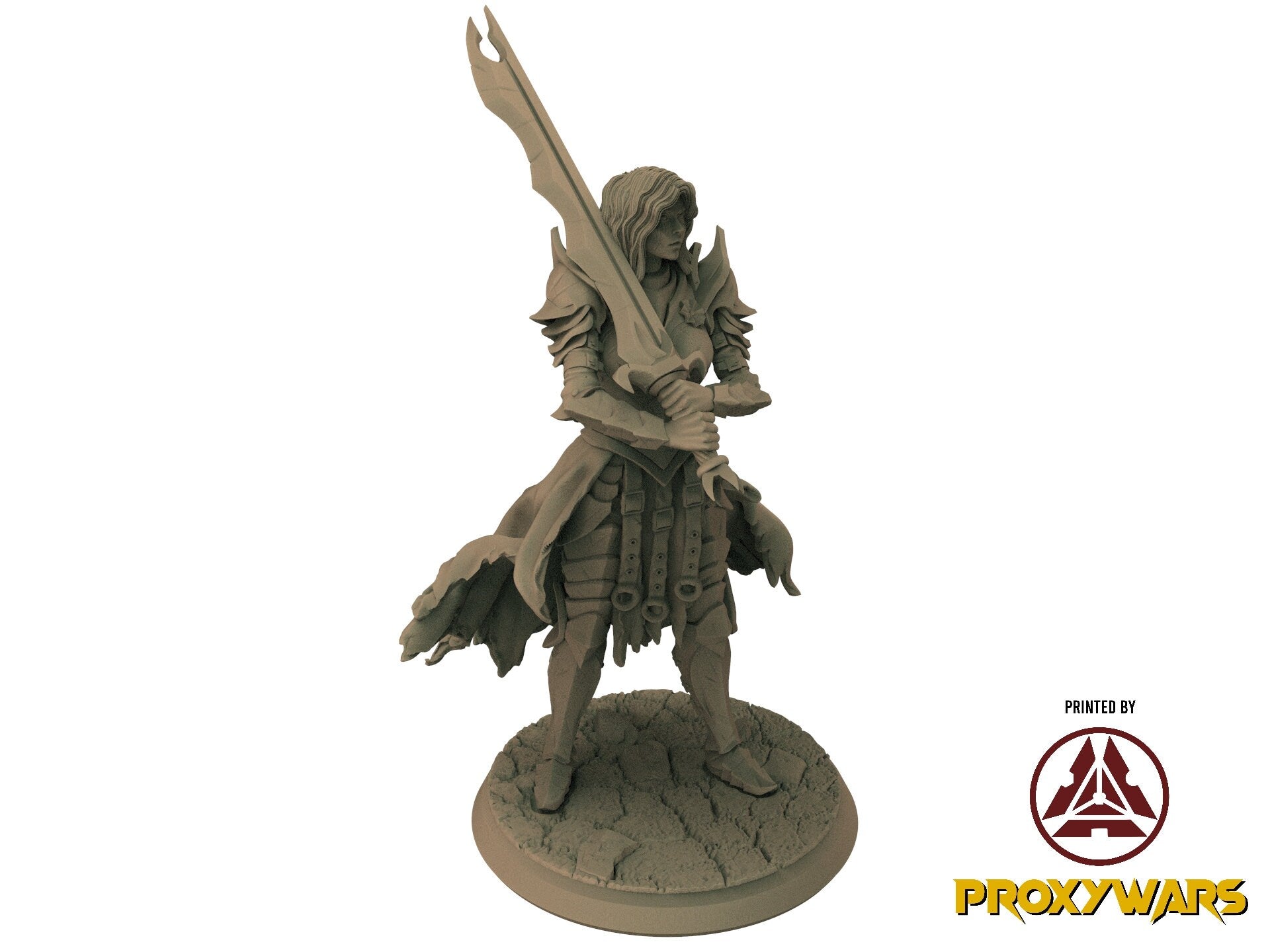 A Stormforged Heaven - Hero - Kazhel, Witchblood Warrior, quest for glory, Flesh of Gods, for Wargames, Dungeons & Dragons TTRPG
