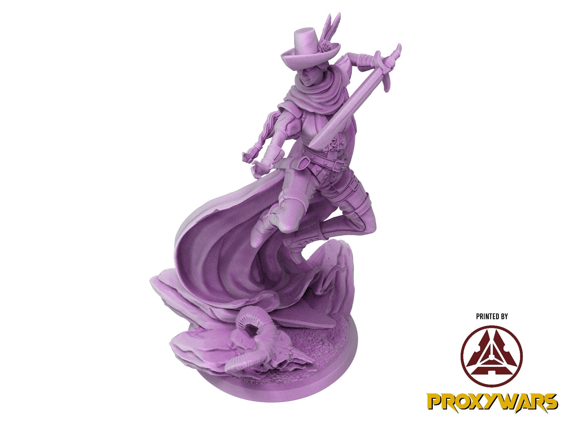 The Untamed Frontier - Enemy - Silas Blackthorn (Medium - 25 mm), Flesh of Gods, for Wargames, Dungeons & Dragons TTRPG
