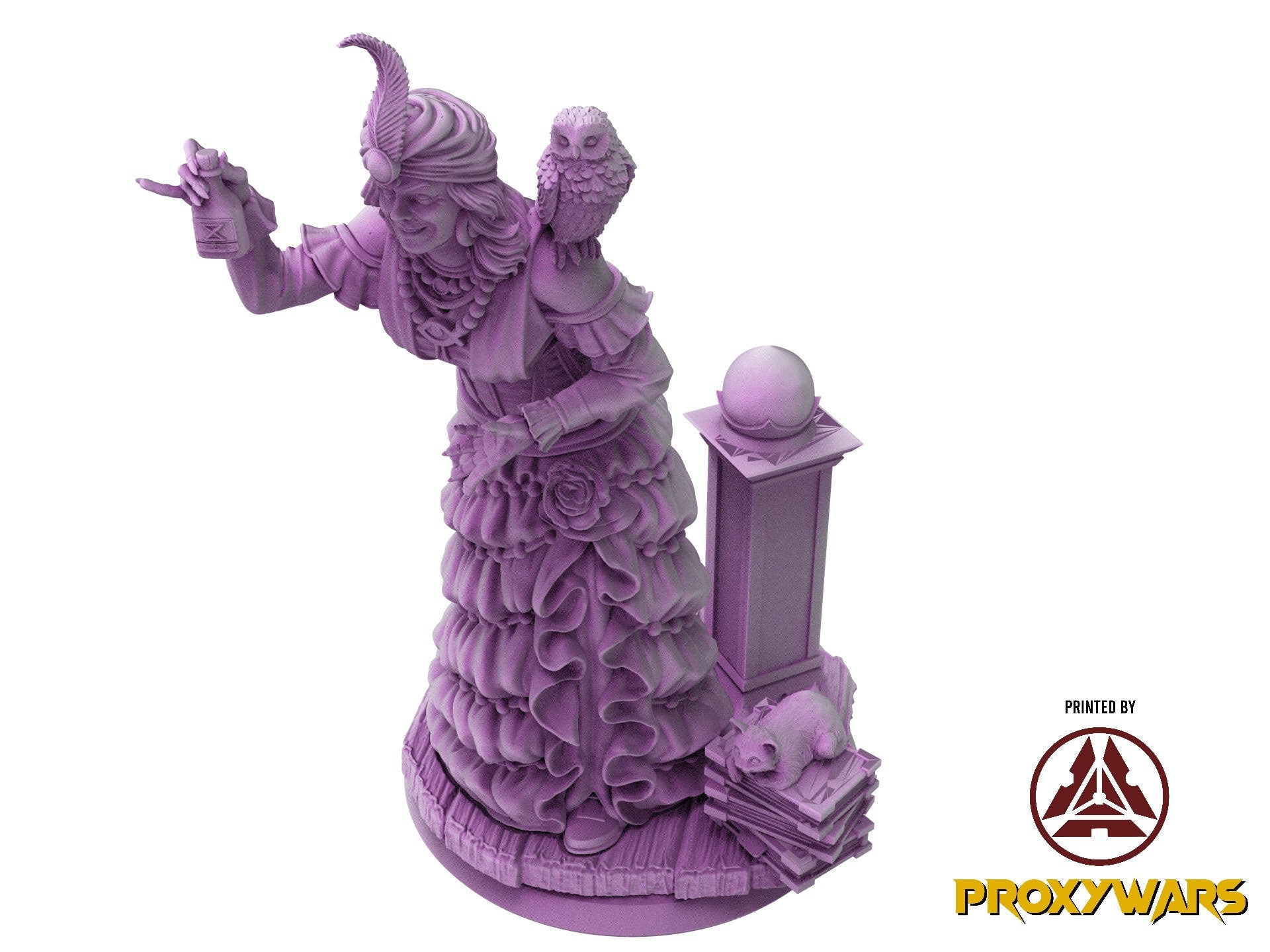 The Untamed Frontier - Hero - Emberhoof (Alowyn's Companion) (Large - 50 mm), Flesh of Gods, for Wargames, Dungeons & Dragons TTRPG
