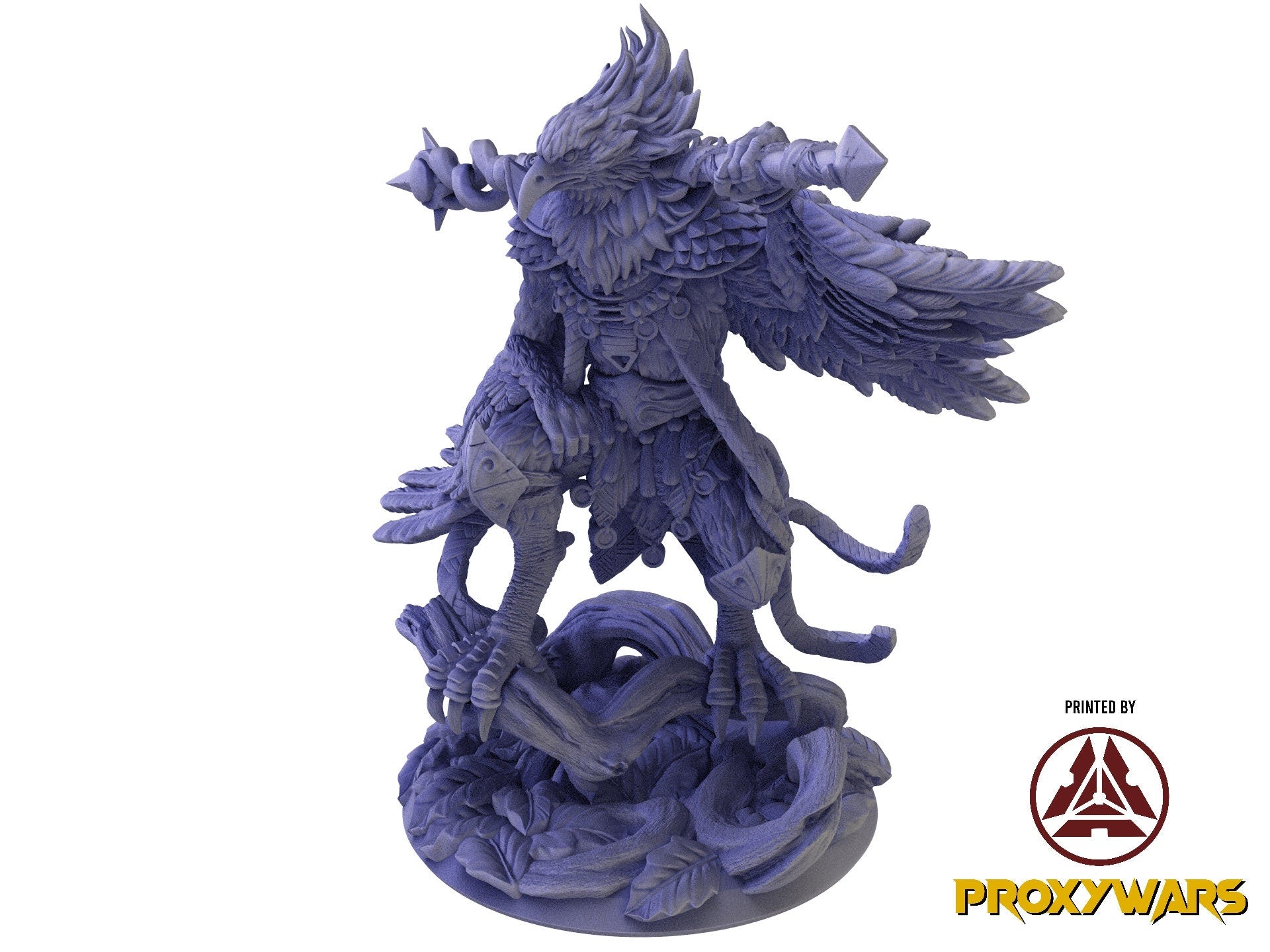 A Stormforged Heaven - Hero - Helsdred, Shield Of The Storm (75 mm), quest for glory, Flesh of Gods, for Wargames, Dungeons & Dragons TTRPG