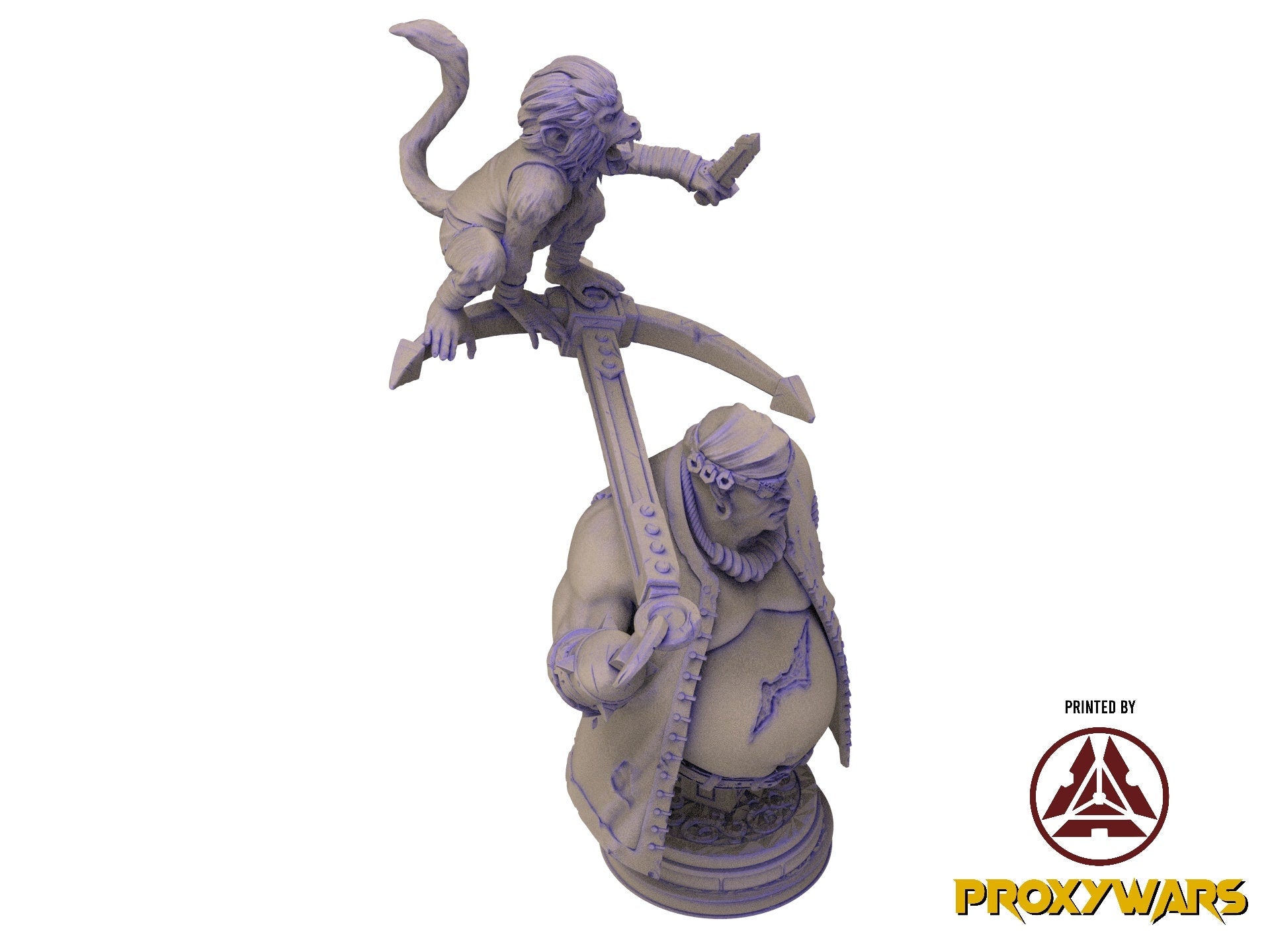 The Eternal Storm - Bust - Cassius 'Luck Charmer', quest for glory, Flesh of Gods, for Wargames, Dungeons & Dragons TTRPG