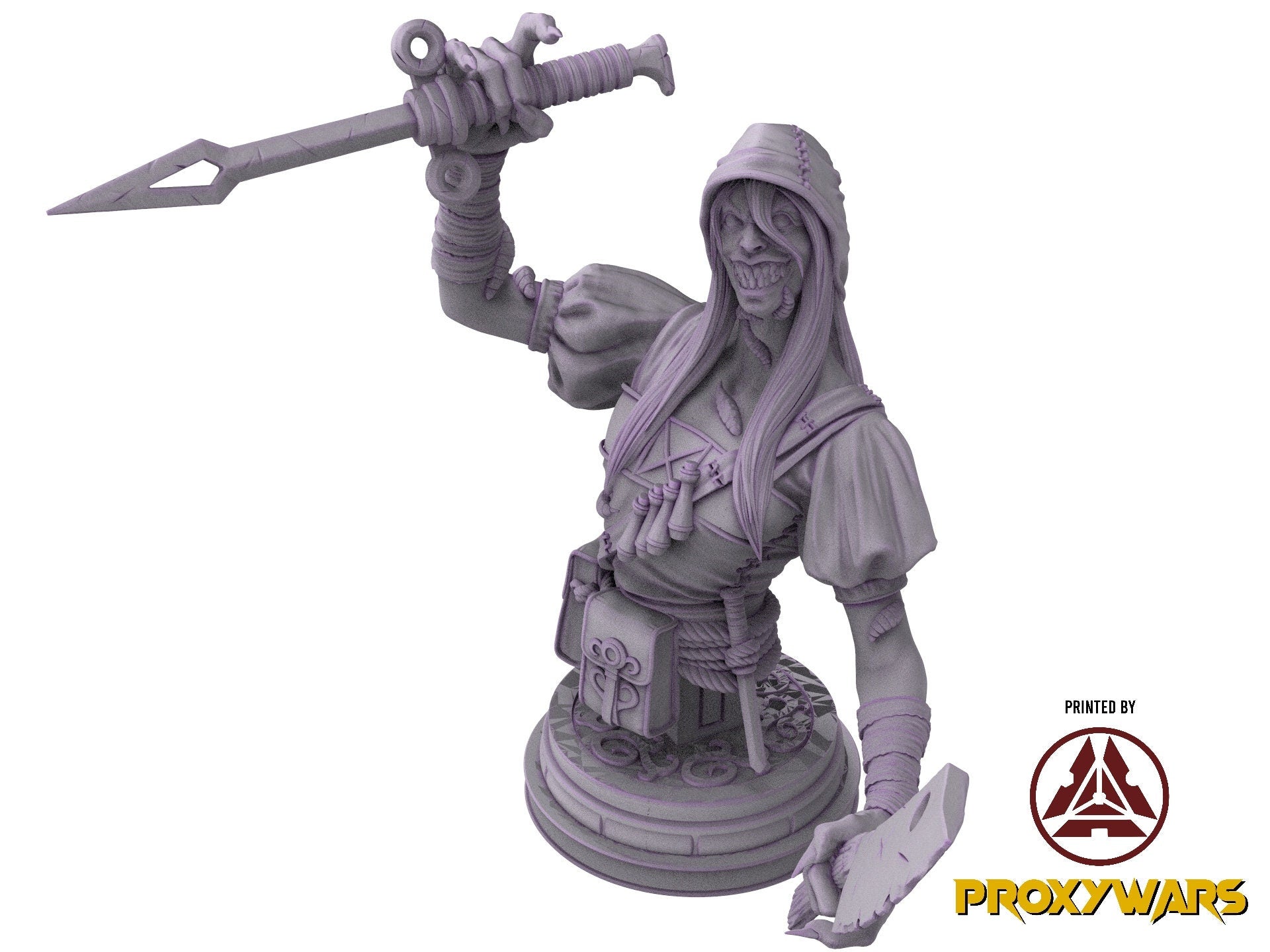 The Gates Of Despair - Enemy - Azgath, Prince Of Pain (25 mm), quest for glory, Flesh of Gods, for Wargames, Dungeons & Dragons TTRPG