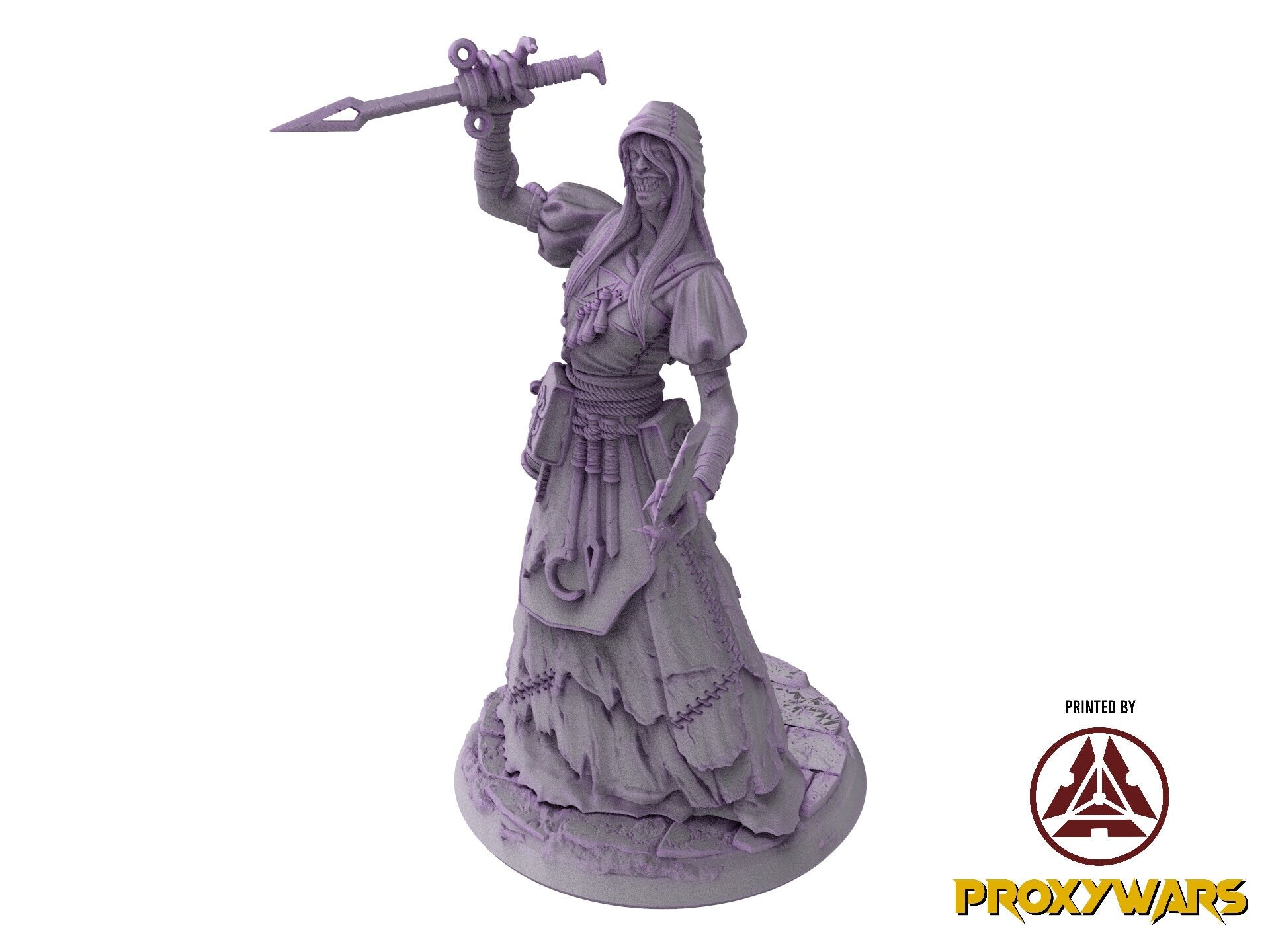 The Gates Of Despair - Enemy - Sacristan 02 (25 mm), quest for glory, Flesh of Gods, for Wargames, Dungeons & Dragons TTRPG