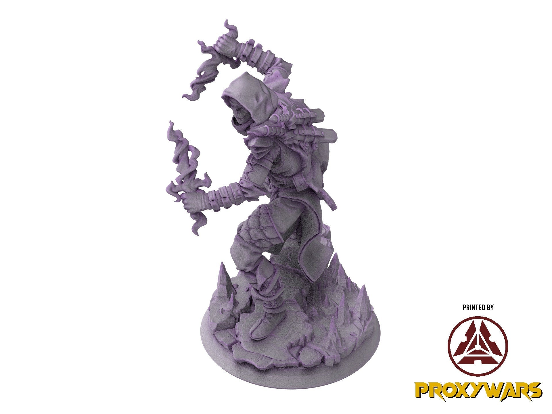 The Gates Of Despair - Hero - Nyana, Darkstalker Rogue (25 mm), quest for glory, Flesh of Gods, for Wargames, Dungeons & Dragons TTRPG