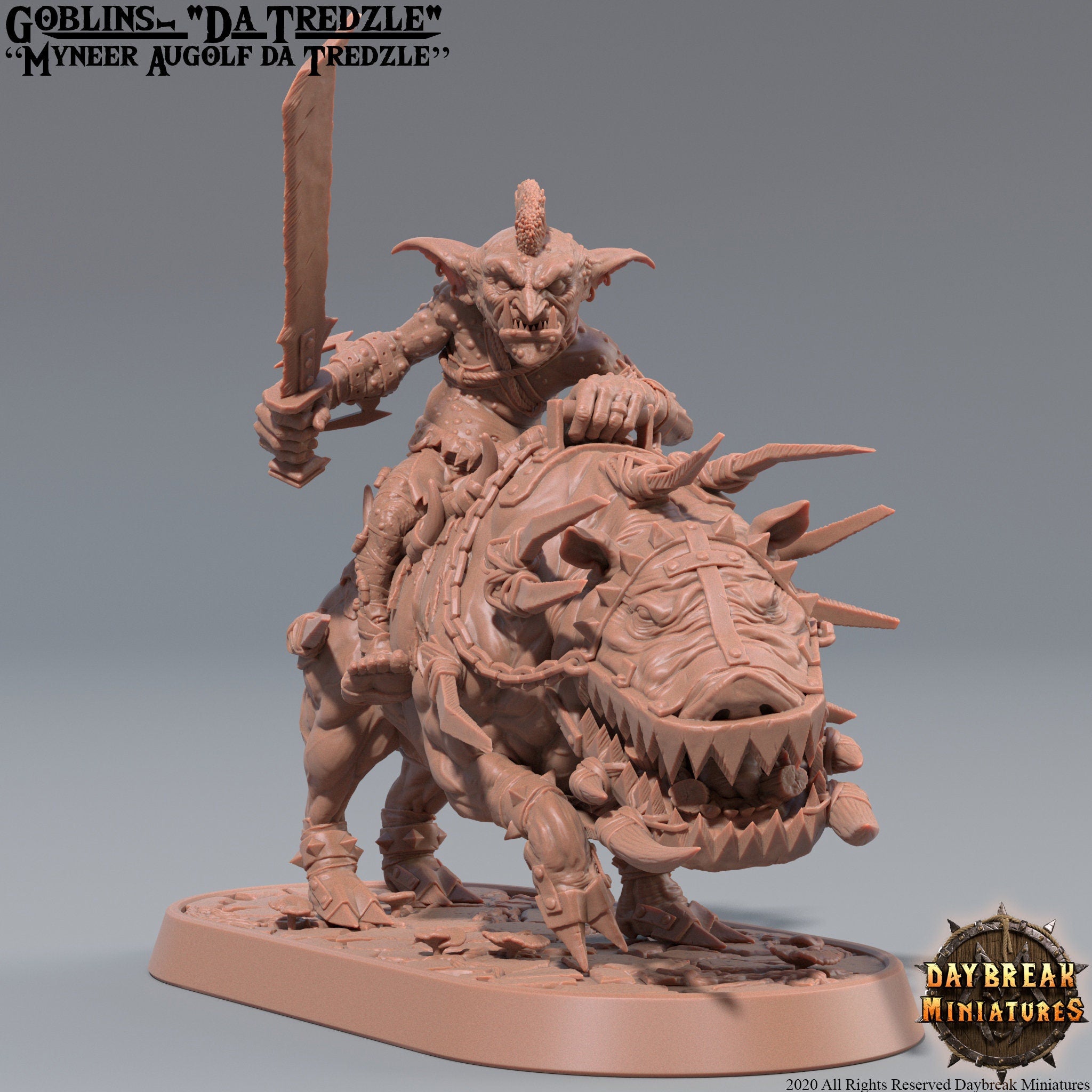 Goblins da Tredzle - Stockus, quest for glory, DayBreak Miniatures, for Wargames, Dungeons & Dragons TTRPG