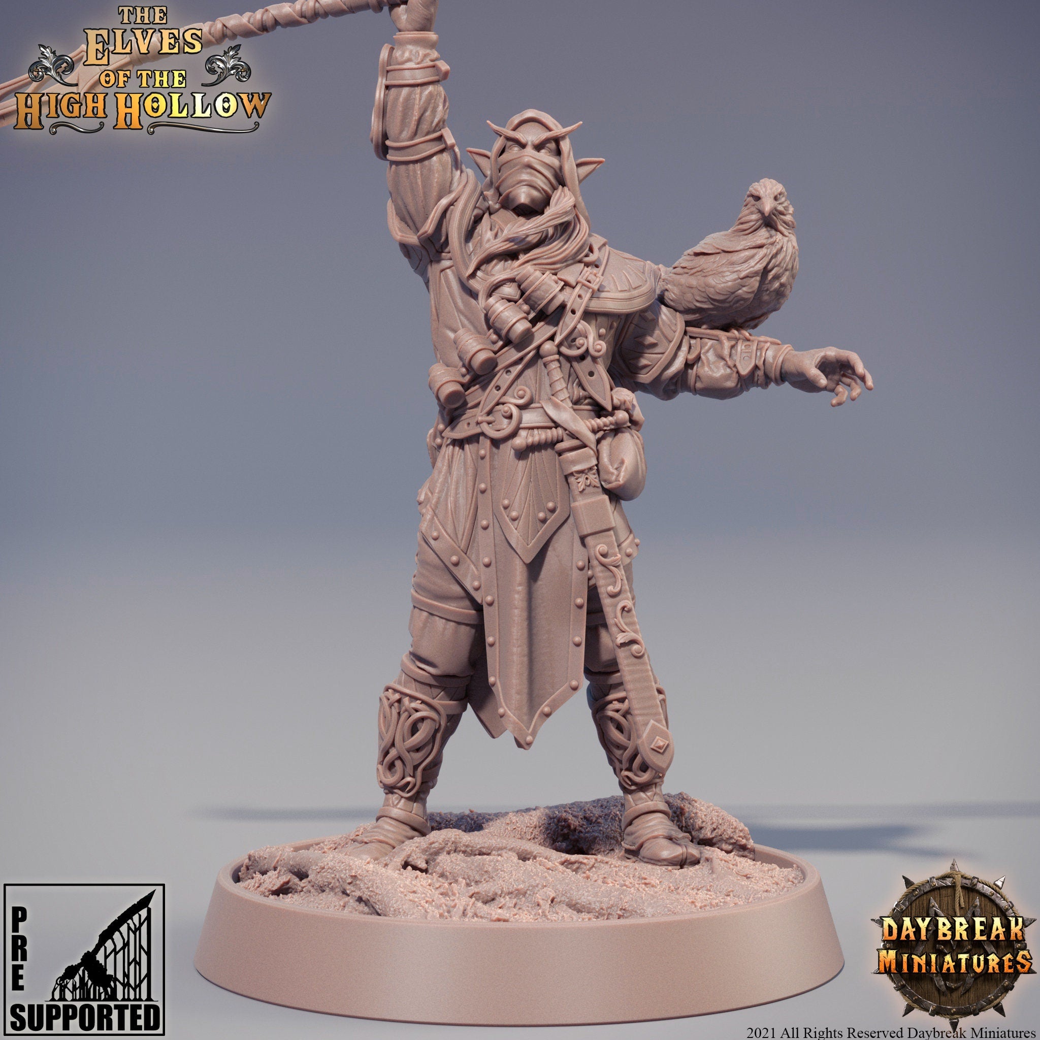 The Elves of the High Hollow - Soone Thaar, the Chooser Words, quest for glory, DayBreak Miniatures, for Wargames, Dungeons & Dragons TTRPG