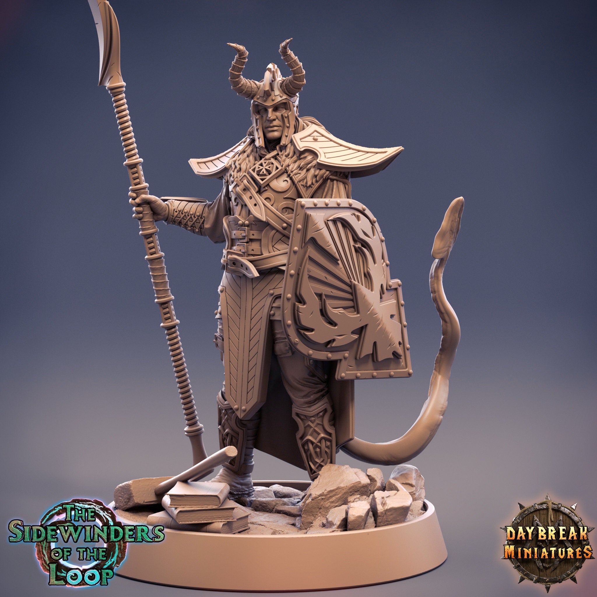 Tieflings The Sidewinders of the Loop - Noosher Neverprey, quest for glory, DayBreak Miniatures, for Wargames, Dungeons & Dragons TTRPG