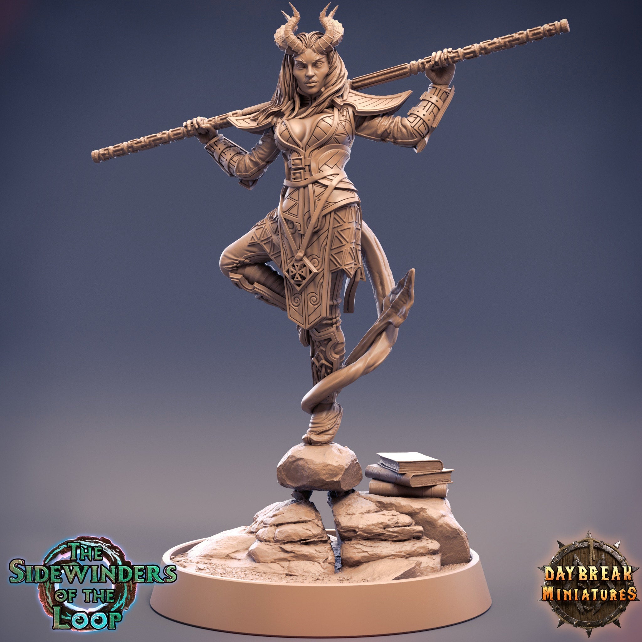 Tieflings The Sidewinders of the Loop - Damien Deadlygate, quest for glory, DayBreak Miniatures, for Wargames, Dungeons & Dragons TTRPG