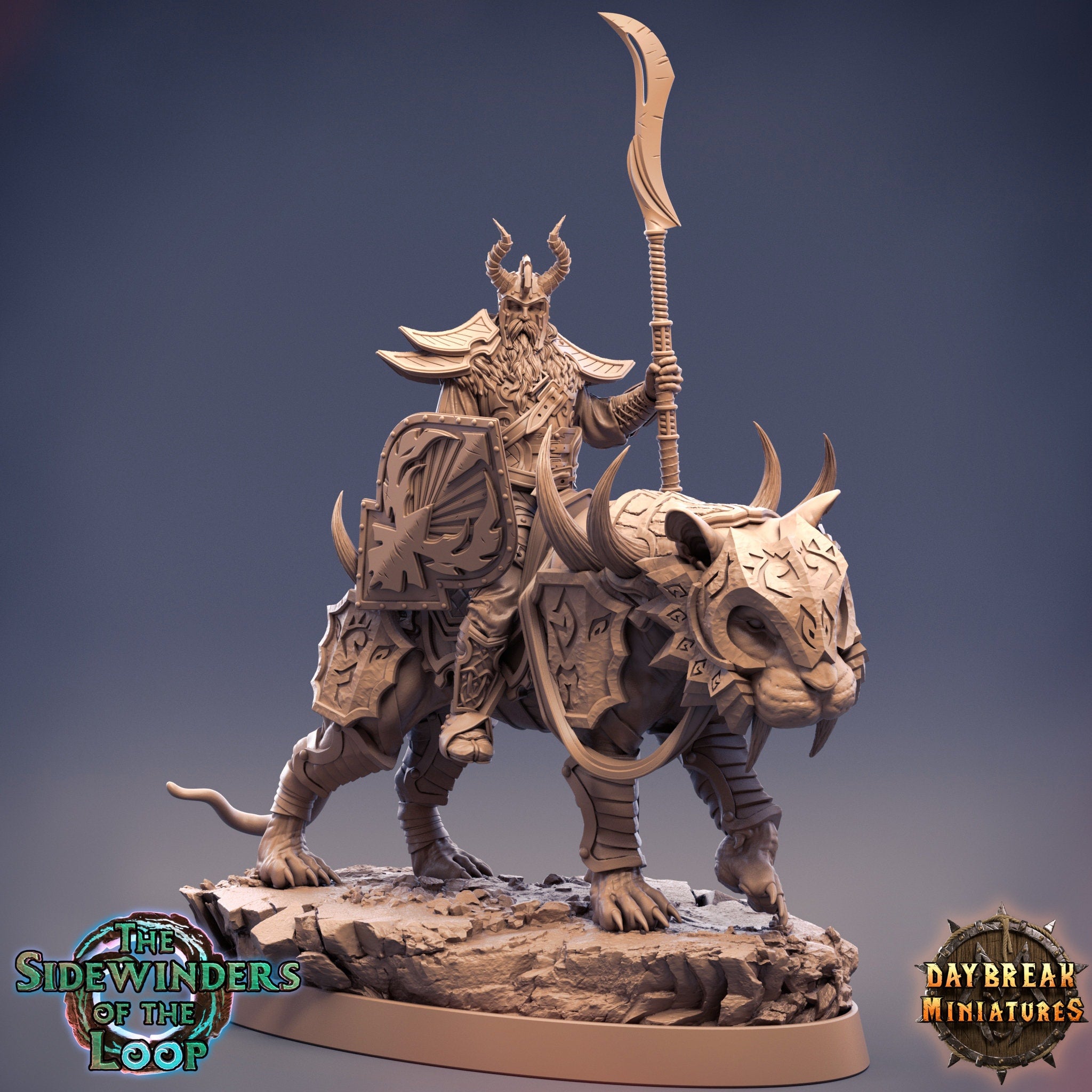 Tieflings The Sidewinders of the Loop - Horst Panthertail, quest for glory, DayBreak Miniatures, for Wargames, Dungeons & Dragons TTRPG