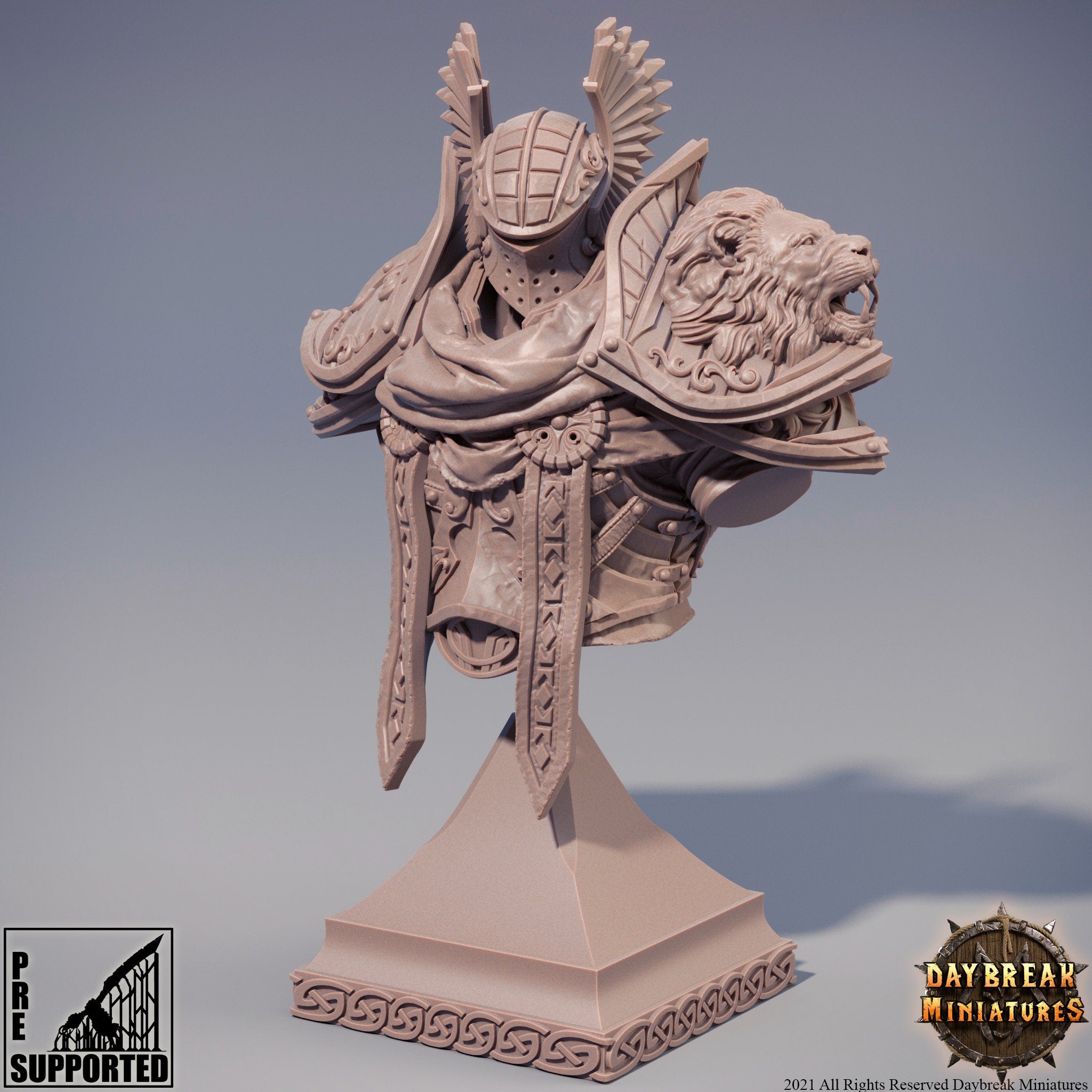 Ilmar Hakka - BUST, quest for glory, DayBreak Miniatures, for Wargames, Dungeons & Dragons TTRPG