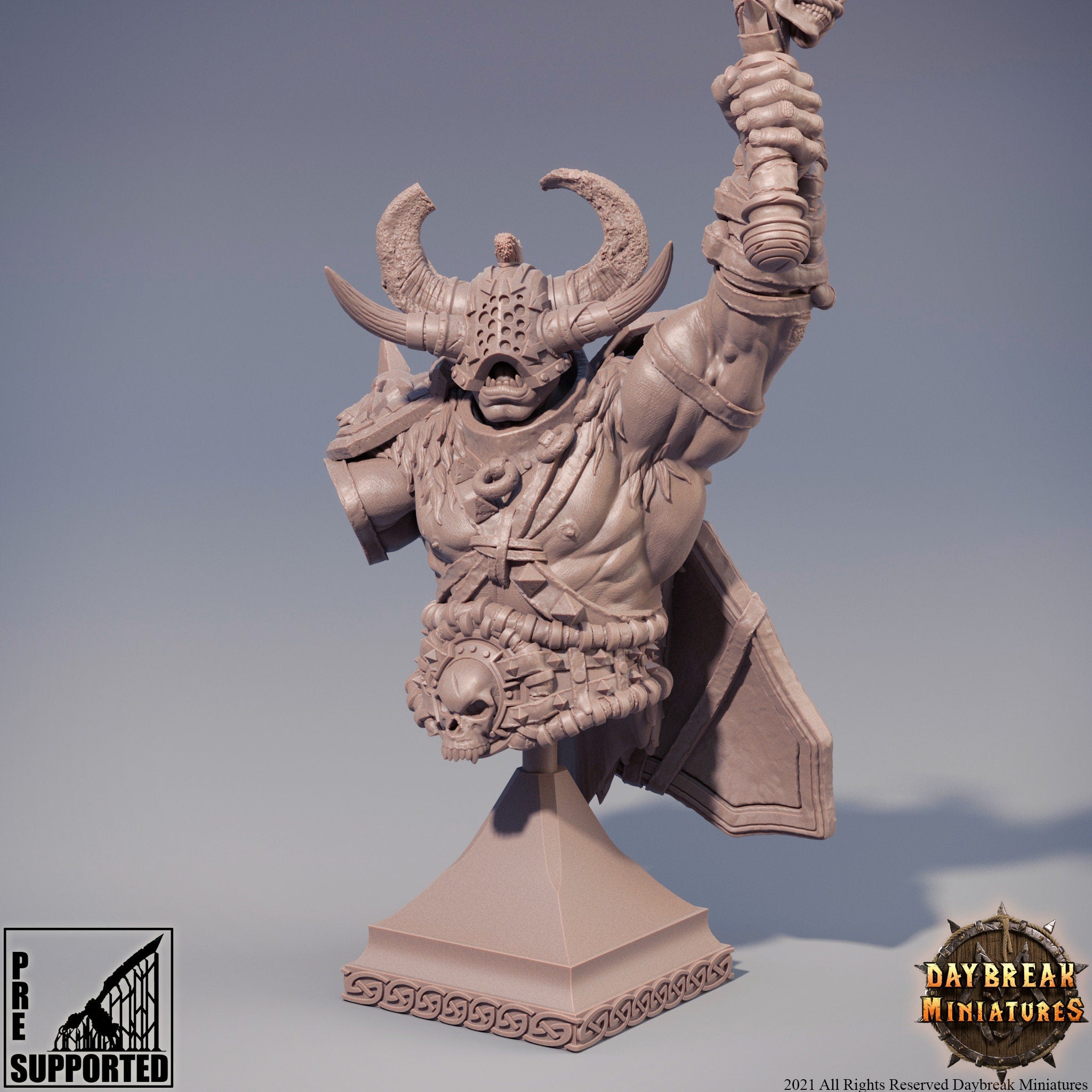 Ilmar Hakka - BUST, quest for glory, DayBreak Miniatures, for Wargames, Dungeons & Dragons TTRPG