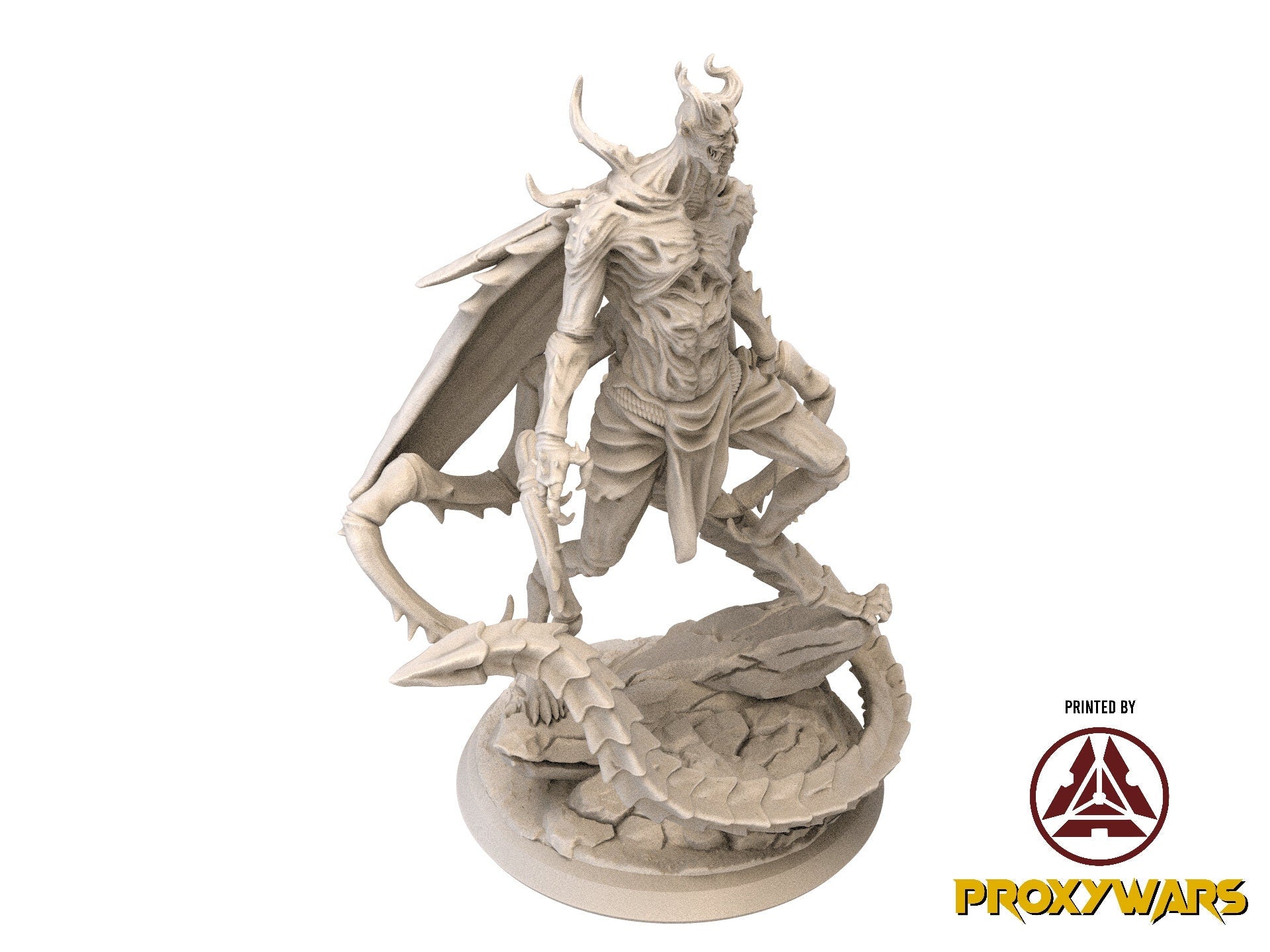 Fists Of Fury - Enemy - Riptide Oni (Large - 50 mm), Flesh of Gods, for Wargames, Dungeons & Dragons TTRPG
