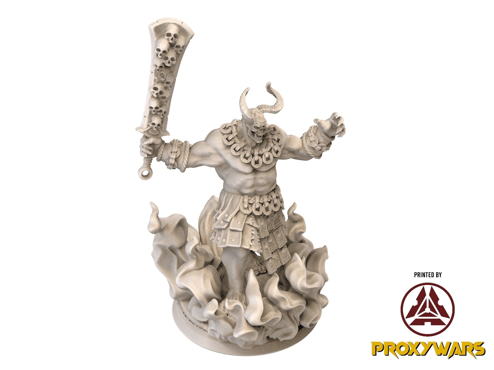 Fists Of Fury - Enemy - Insectoid Oni (Large - 50 mm), Flesh of Gods, for Wargames, Dungeons & Dragons TTRPG
