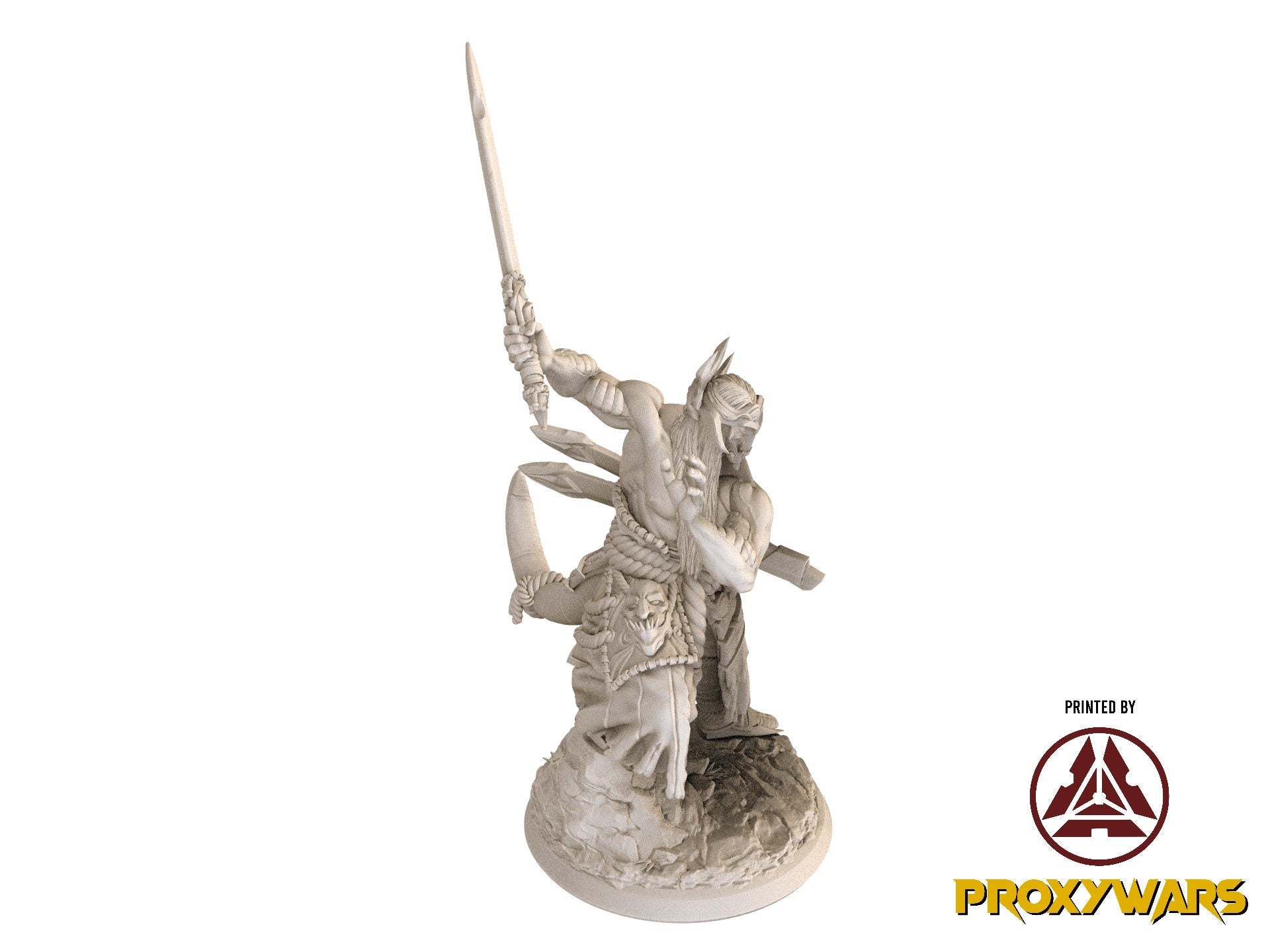 Fists Of Fury - Hero - Akira, Arcane Fist Monk (Medium - 25 mm), Flesh of Gods, for Wargames, Dungeons & Dragons TTRPG