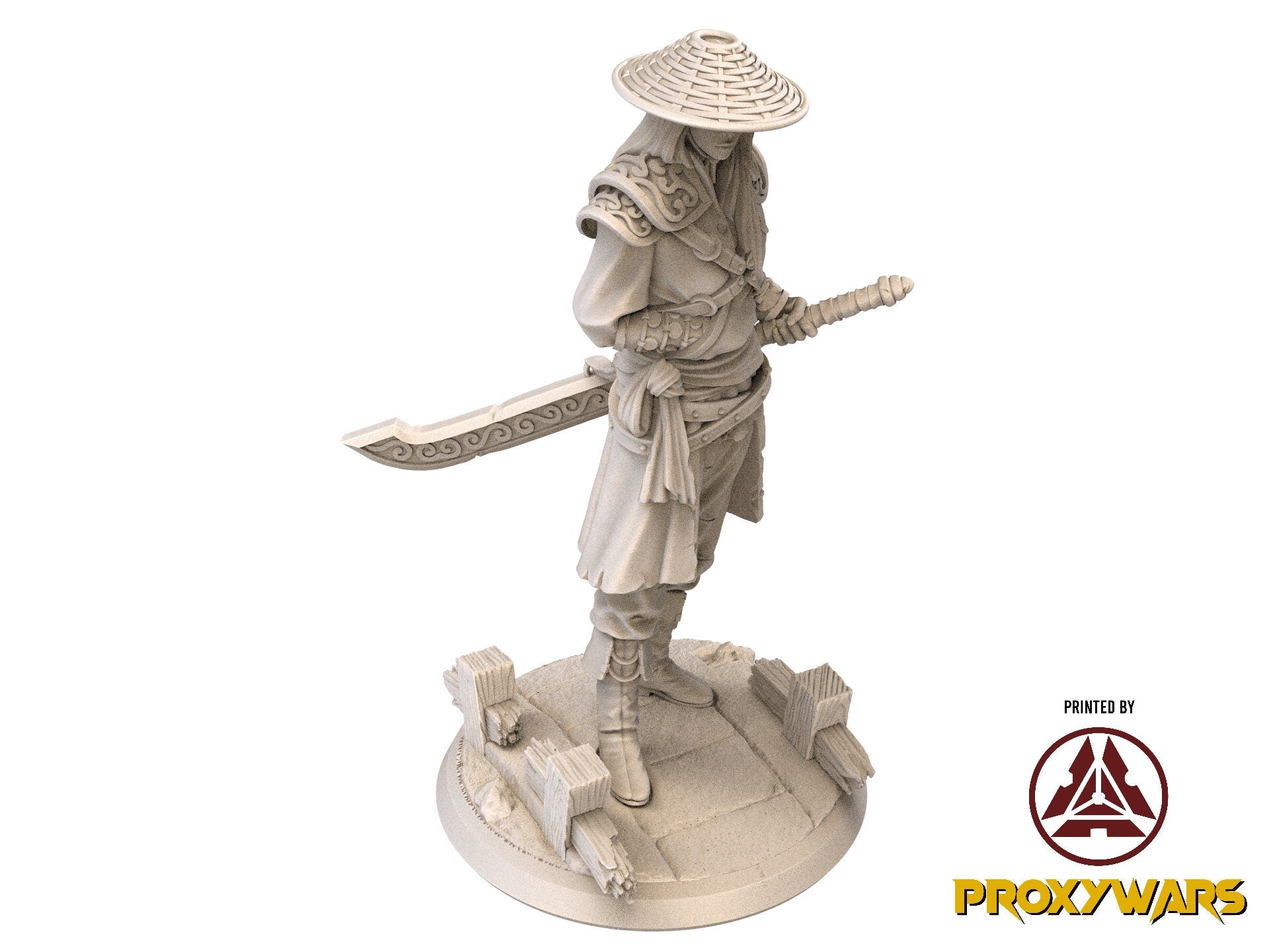 Fists Of Fury - Hero - Akira, Arcane Fist Monk (Medium - 25 mm), Flesh of Gods, for Wargames, Dungeons & Dragons TTRPG
