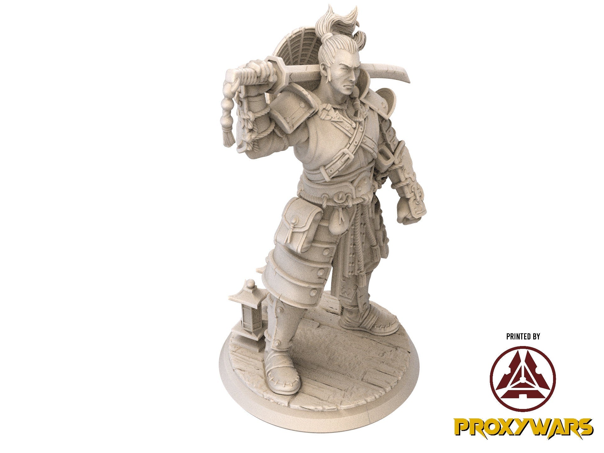 Fists Of Fury - Hero - War Guardian 25 mm, Flesh of Gods, for Wargames, Dungeons & Dragons TTRPG