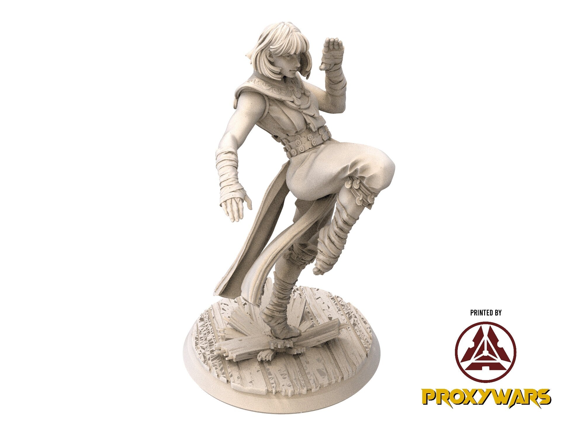 Fists Of Fury - Hero - The Shadow Warrior (Medium - 25 mm), Flesh of Gods, for Wargames, Dungeons & Dragons TTRPG
