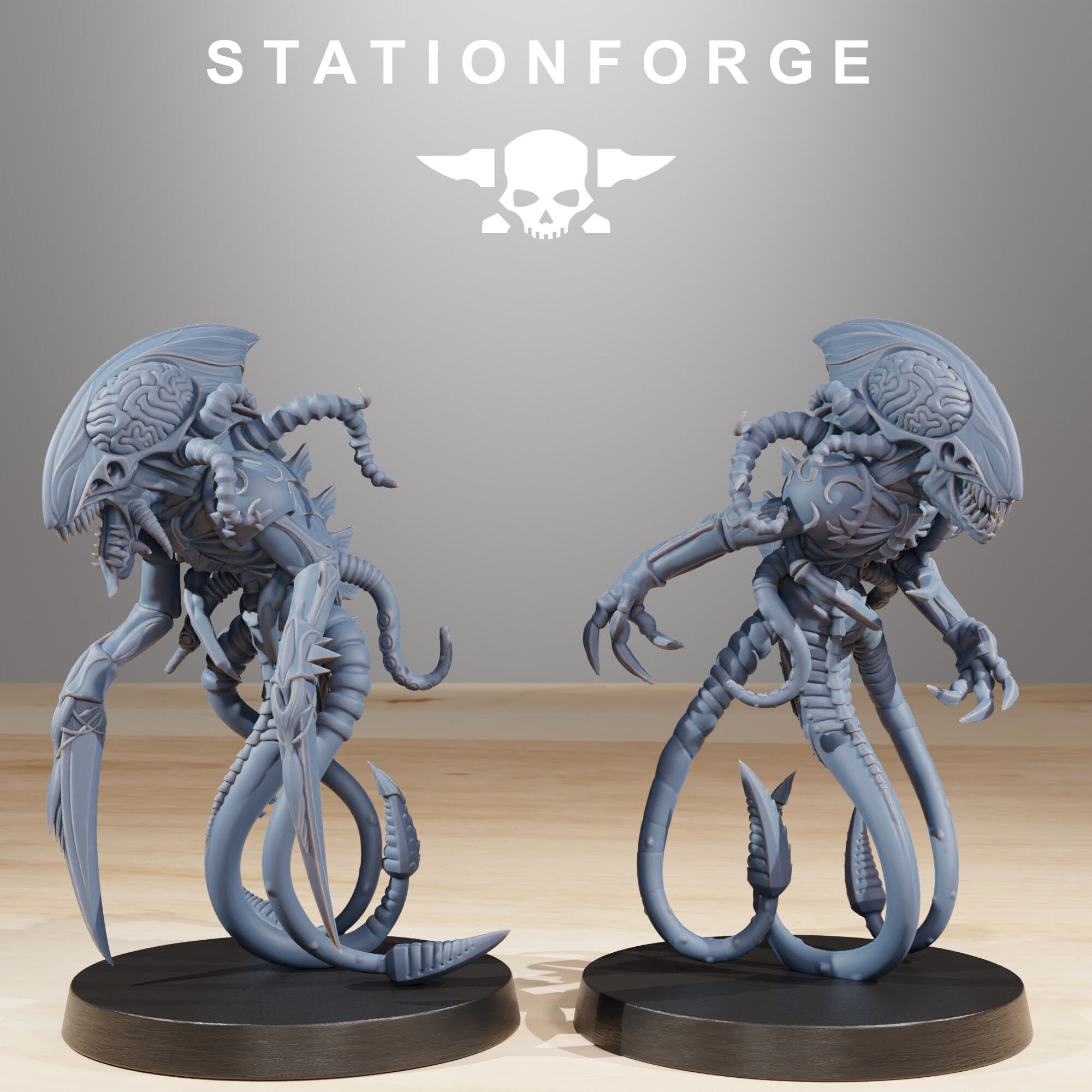 Fukai - Xenarid Synaptrus x11, mechanized infantry, post apocalyptic empire, usable for tabletop wargame.