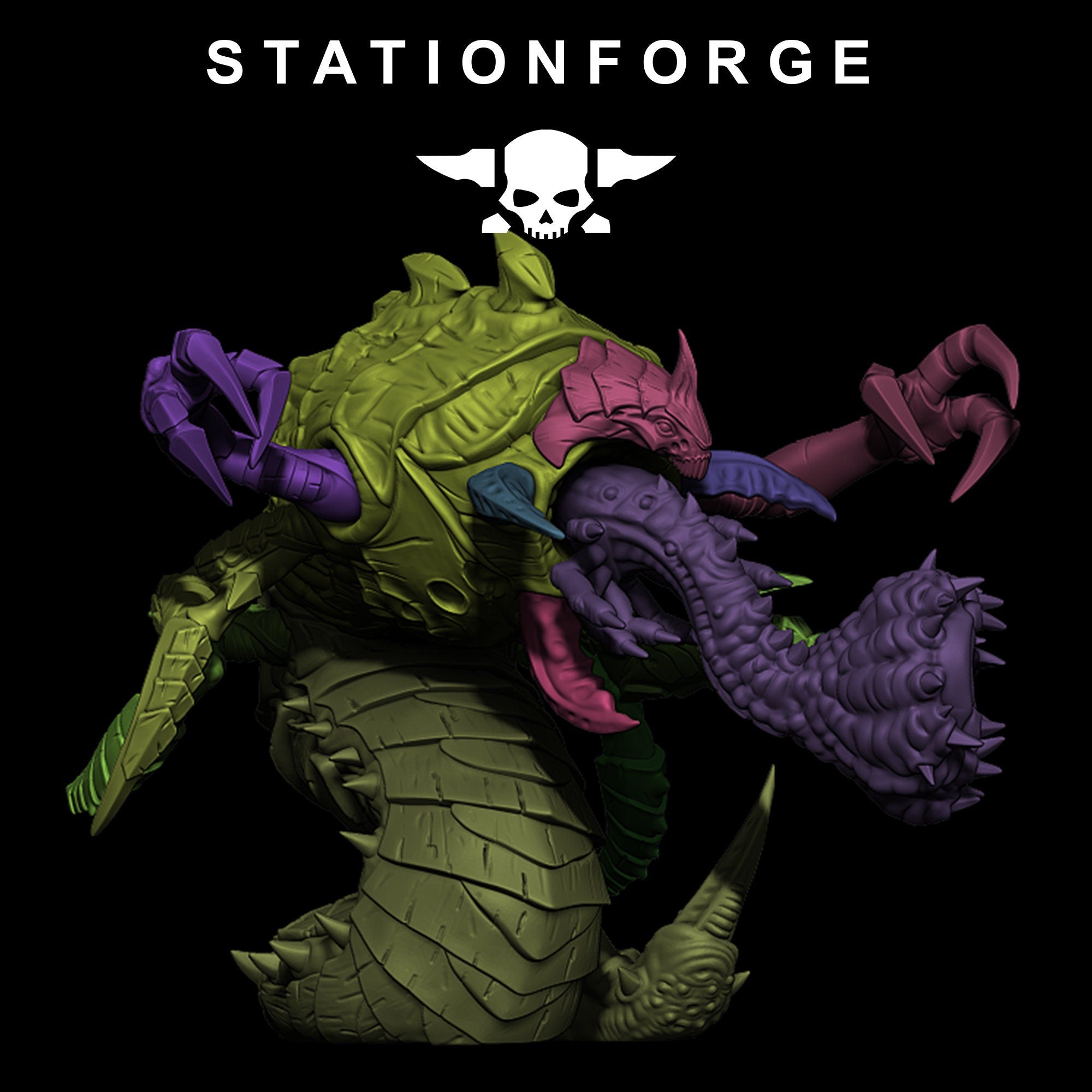 Fukai - Xenarid Sentinel, mechanized infantry, post apocalyptic empire, usable for tabletop wargame.