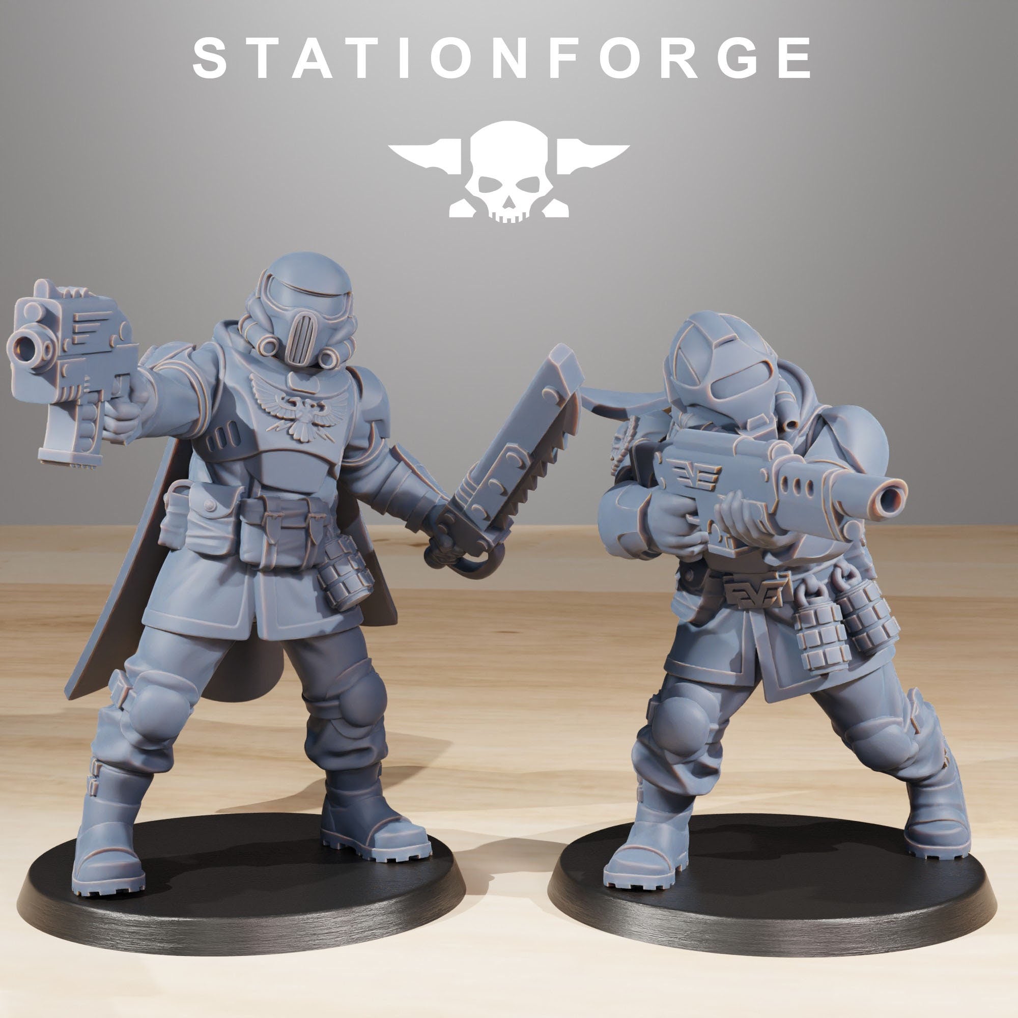 National Guard - Vaskar Freedom Fighters, mechanized infantry, post apocalyptic empire, usable for tabletop wargame.