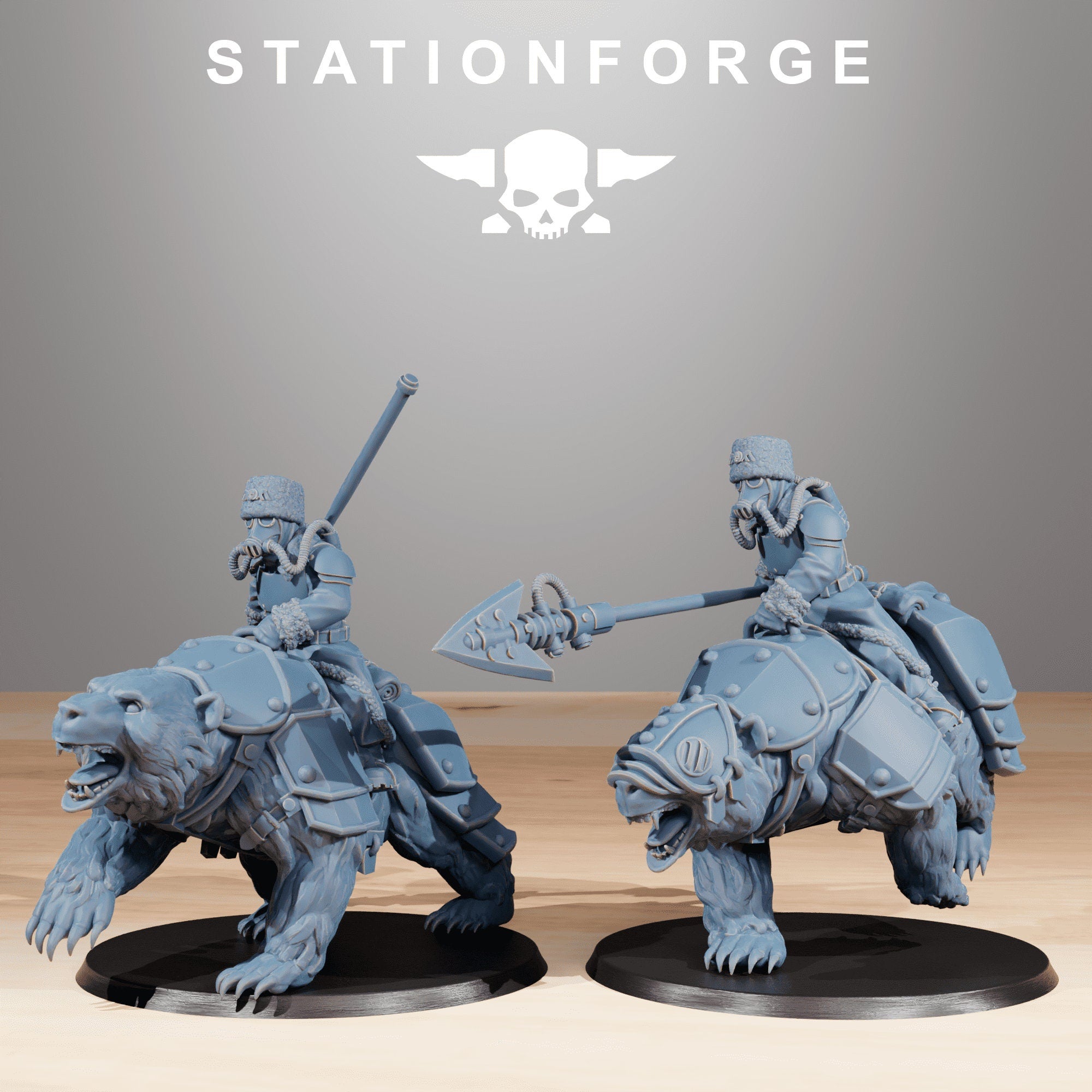 Grimguard - Snipers, mechanized infantry, post apocalyptic empire, usable for tabletop wargame.