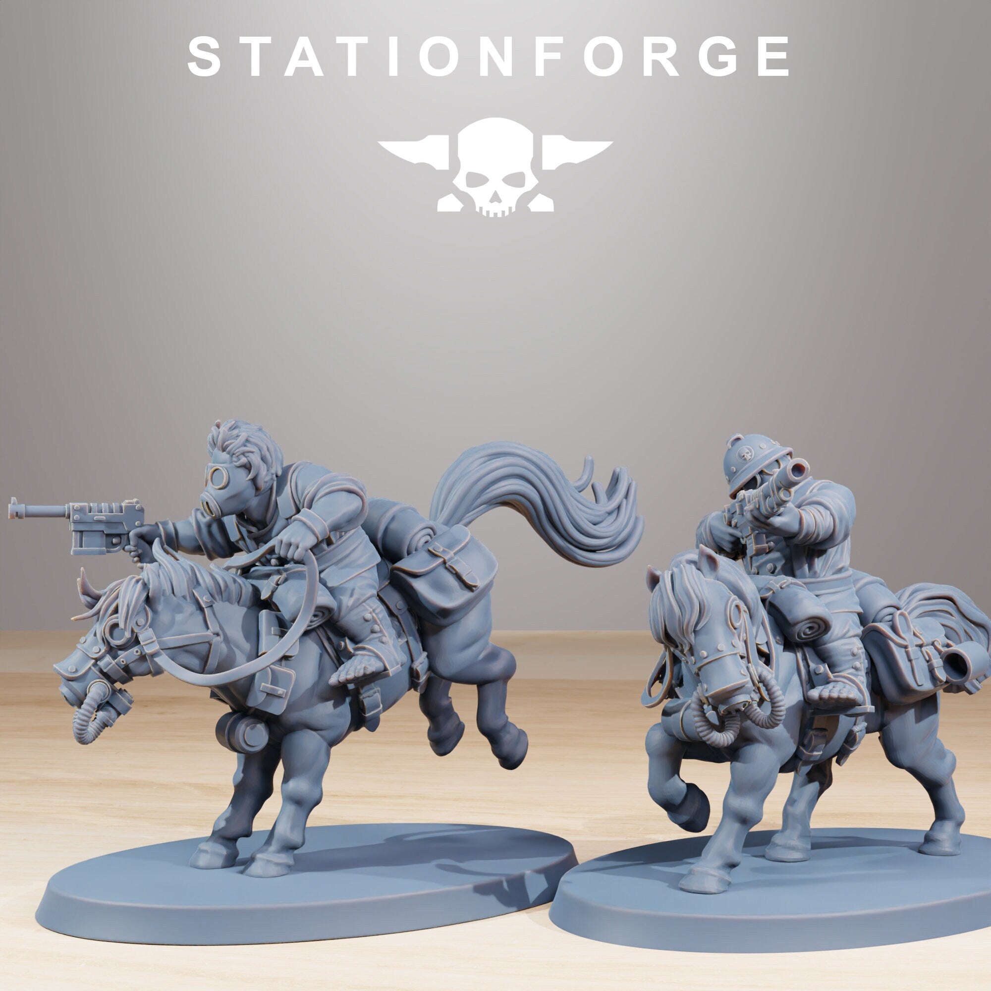 Grimguard - Snipers, mechanized infantry, post apocalyptic empire, usable for tabletop wargame.