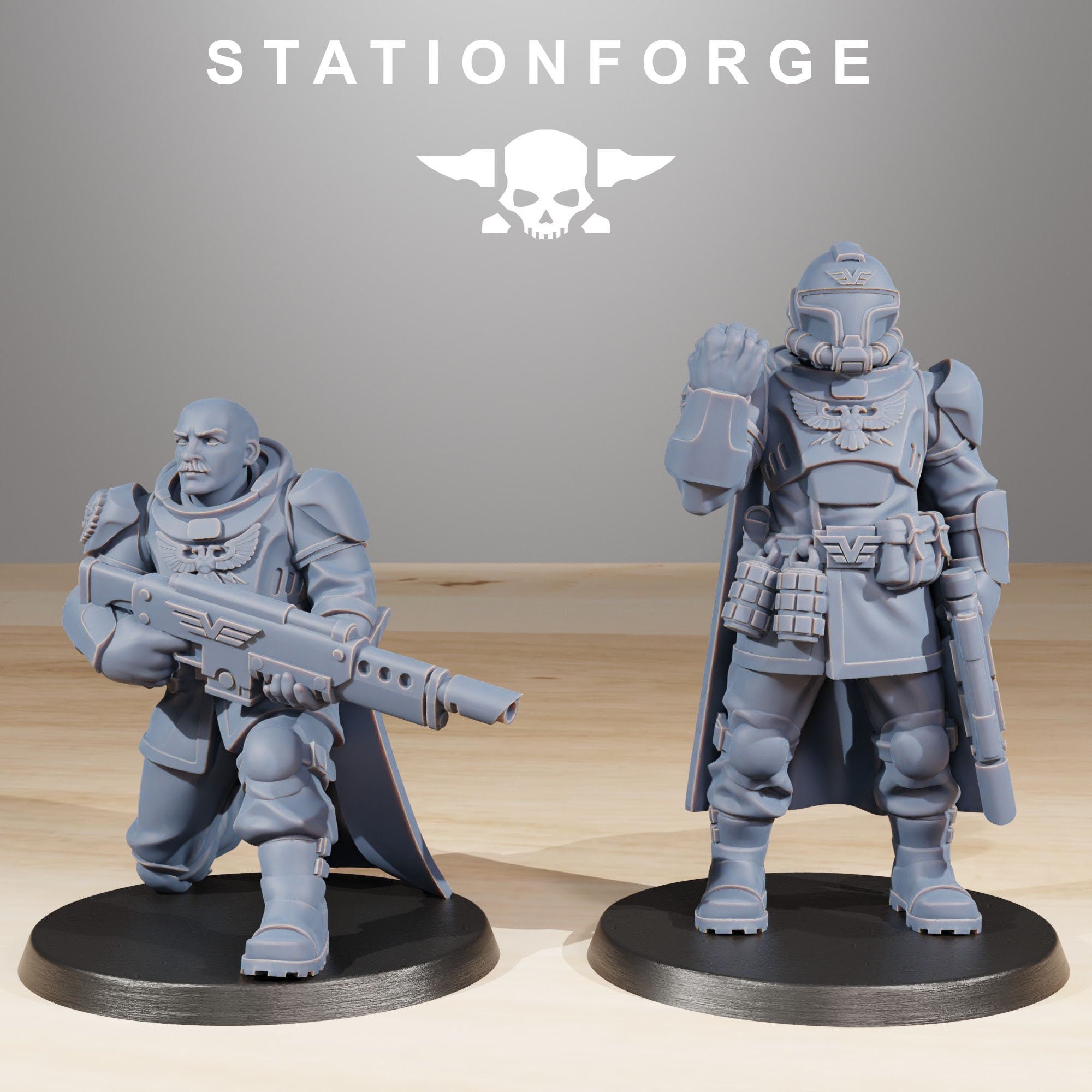 Vaskar - Freedom Fighters, mechanized infantry, post apocalyptic empire, usable for tabletop wargame.